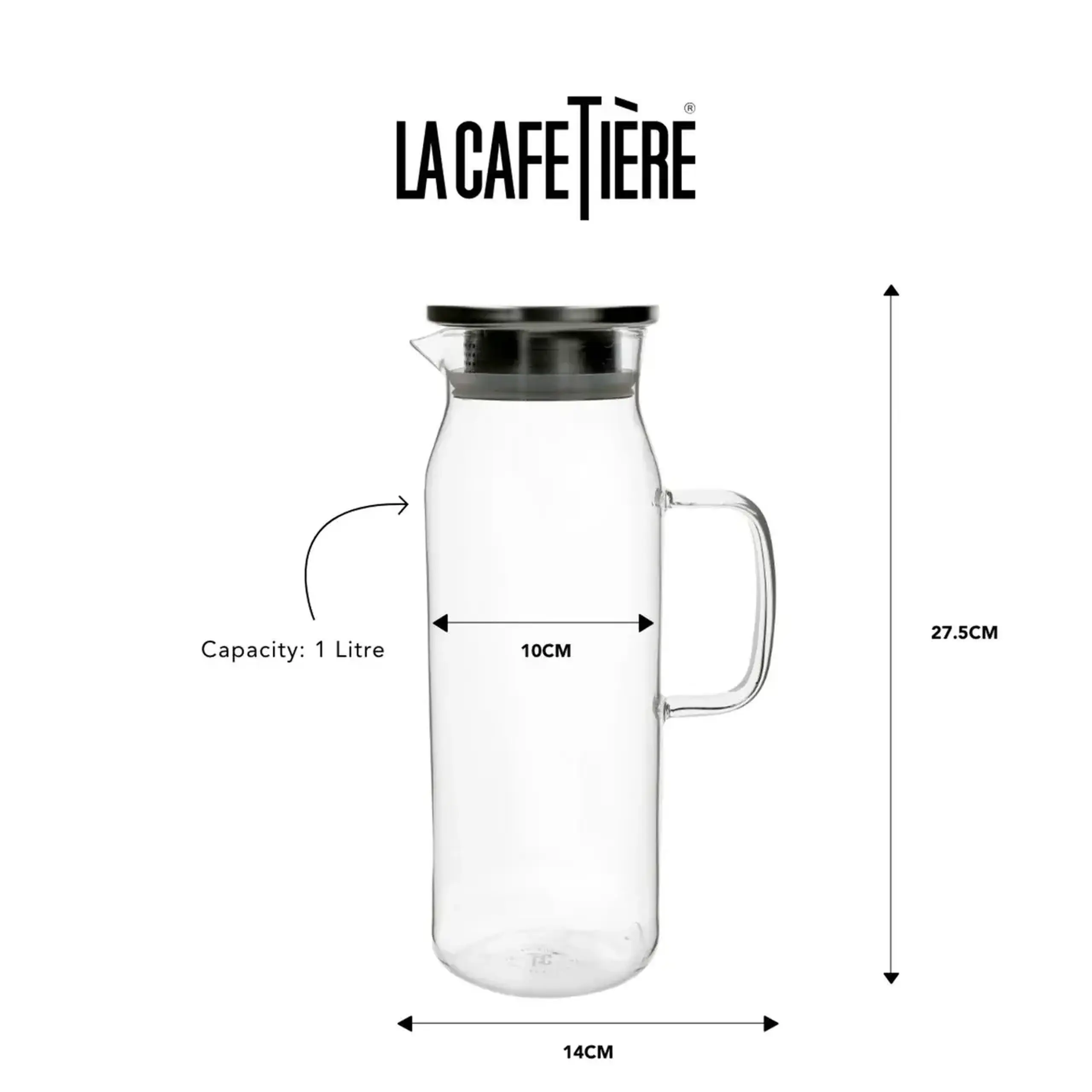Carafă din sticlă La Cafetière, 1.5 L