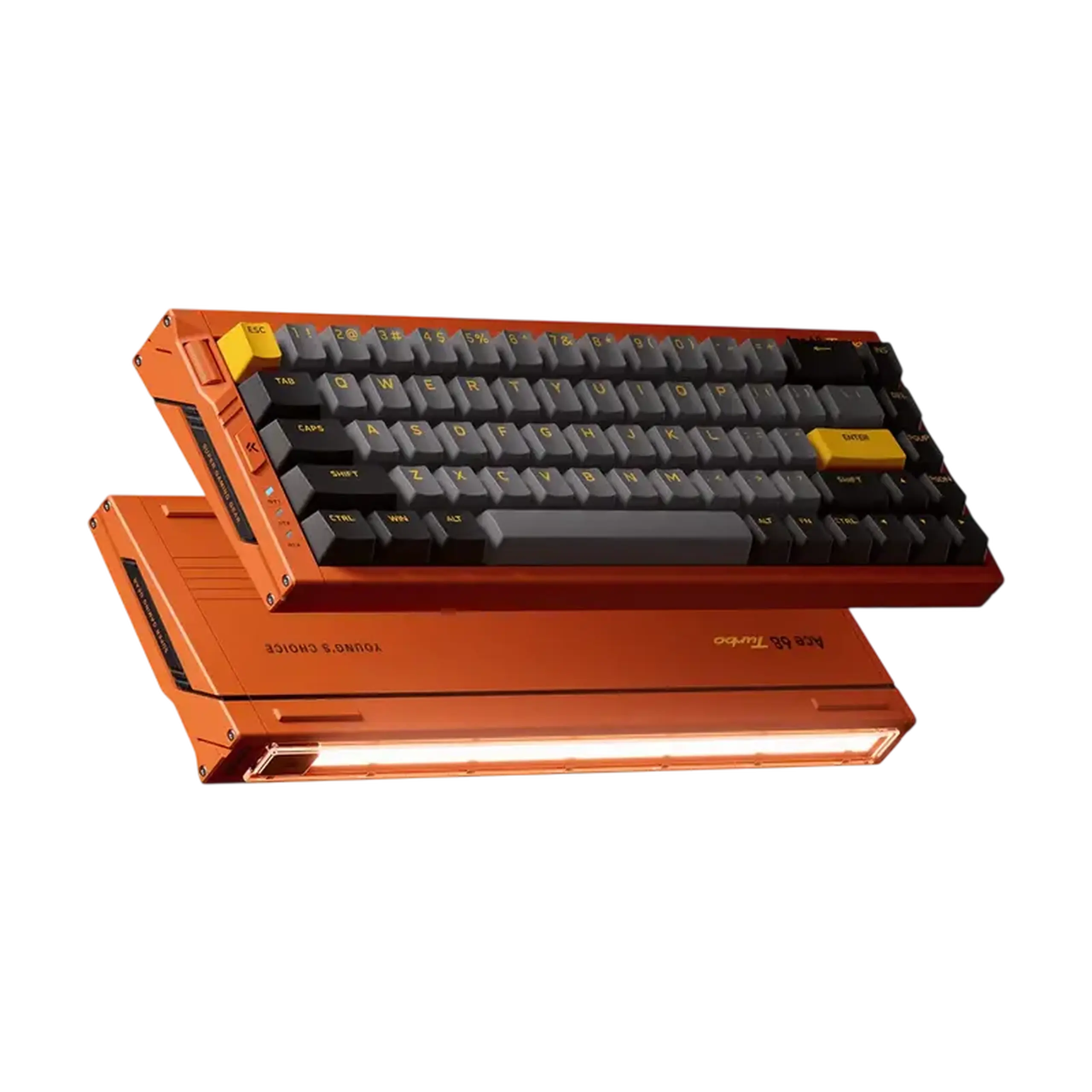 Tastatură MCHOSE Ace 68 Turbo, Cu fir, Galaxy Orange