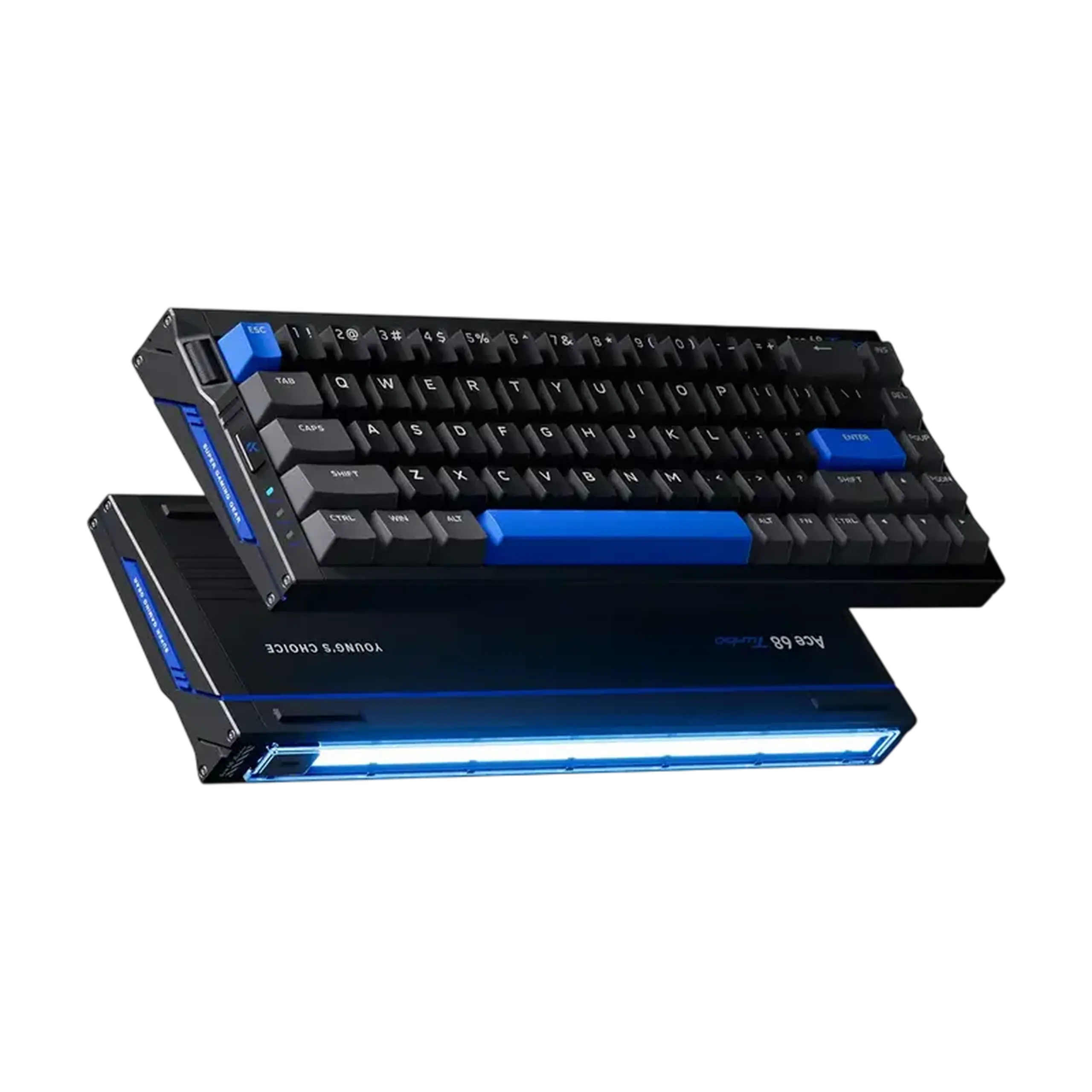 Tastatură MCHOSE Ace 68 Turbo, Cu fir, Cyber Black