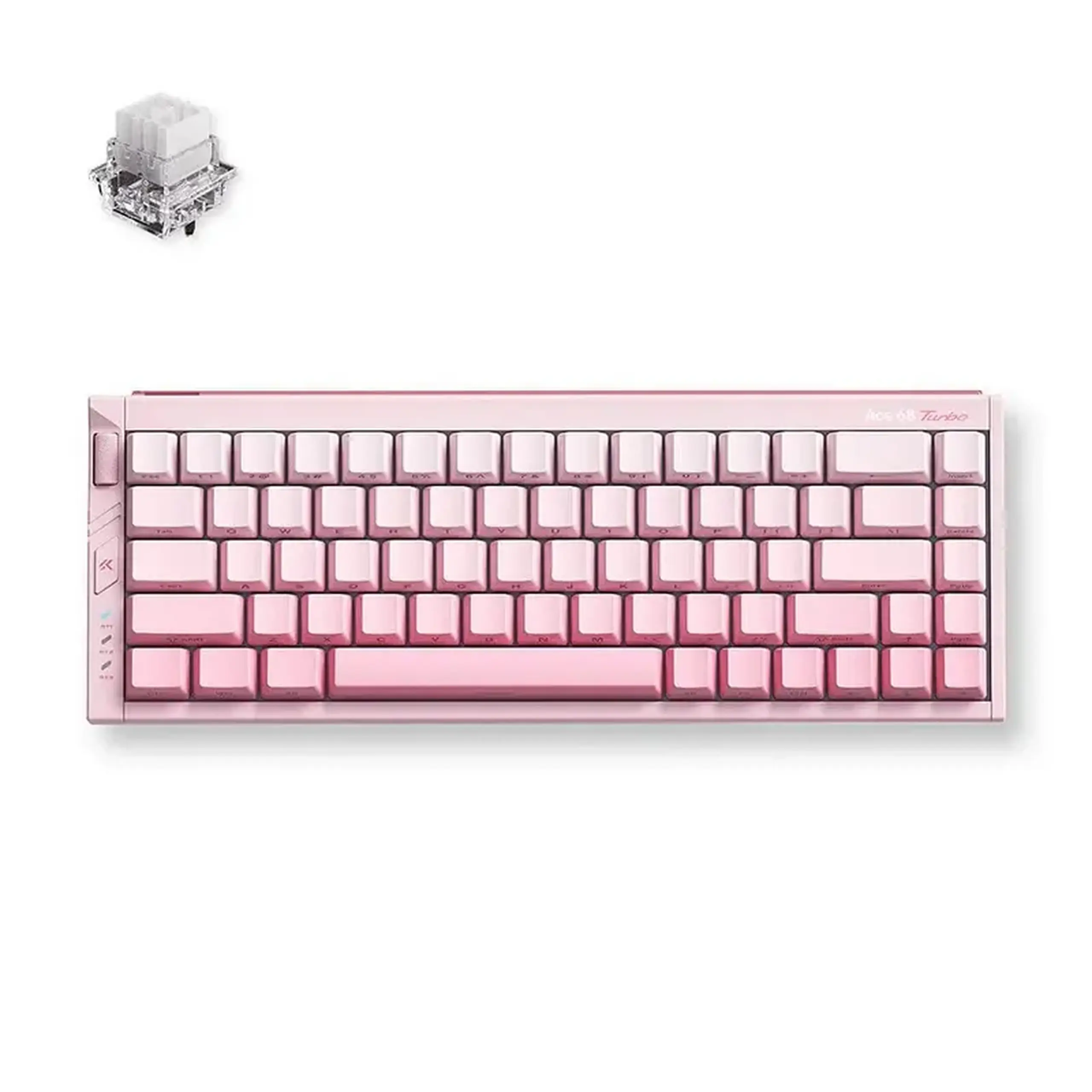 Tastatură MCHOSE Ace 68 Turbo, Cu fir, Peachy Pink