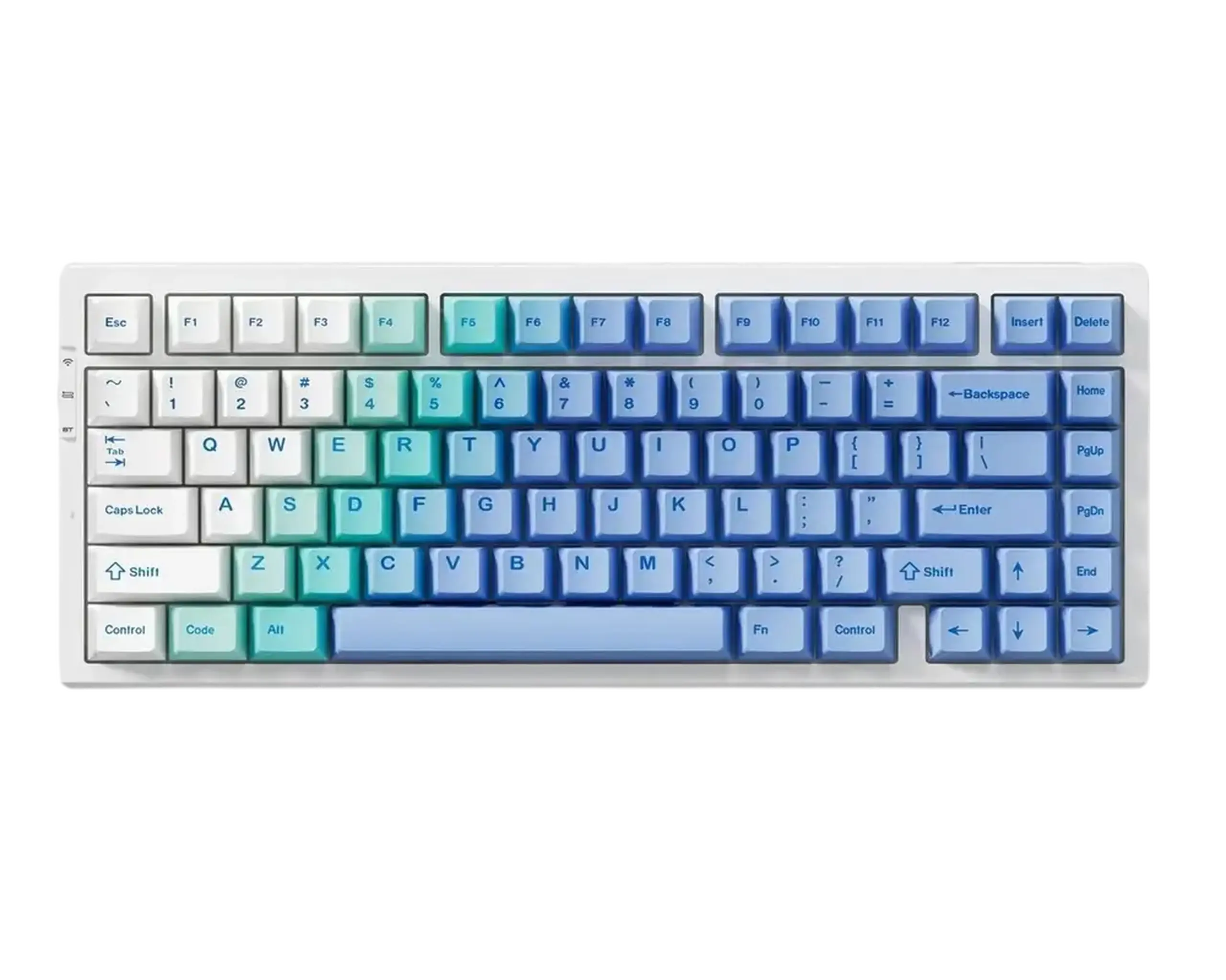 Tastatură MCHOSE G75 Pro, Cu fir / Fără fir, Arctic Snow