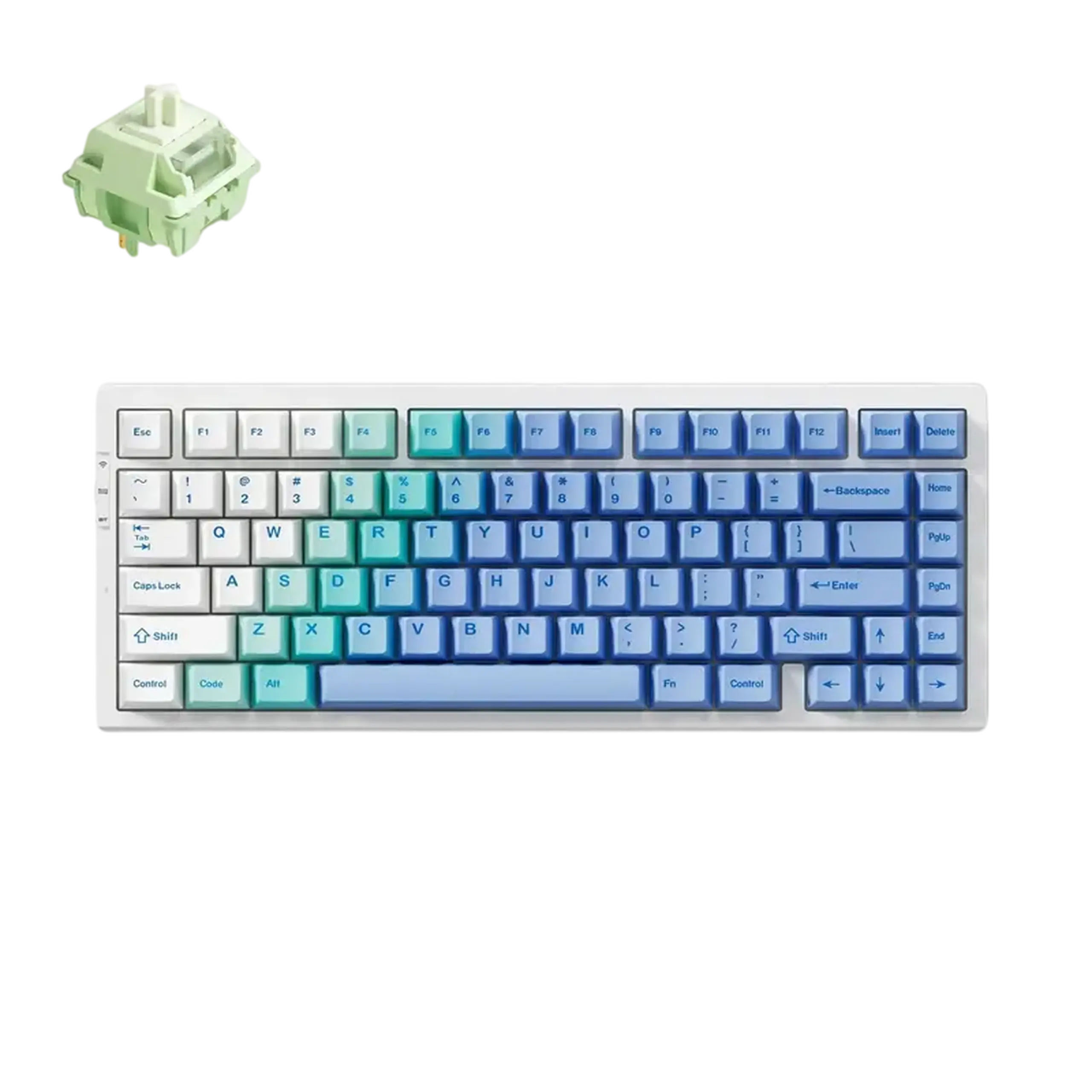 Tastatură MCHOSE G75 Pro, Cu fir / Fără fir, Arctic Snow
