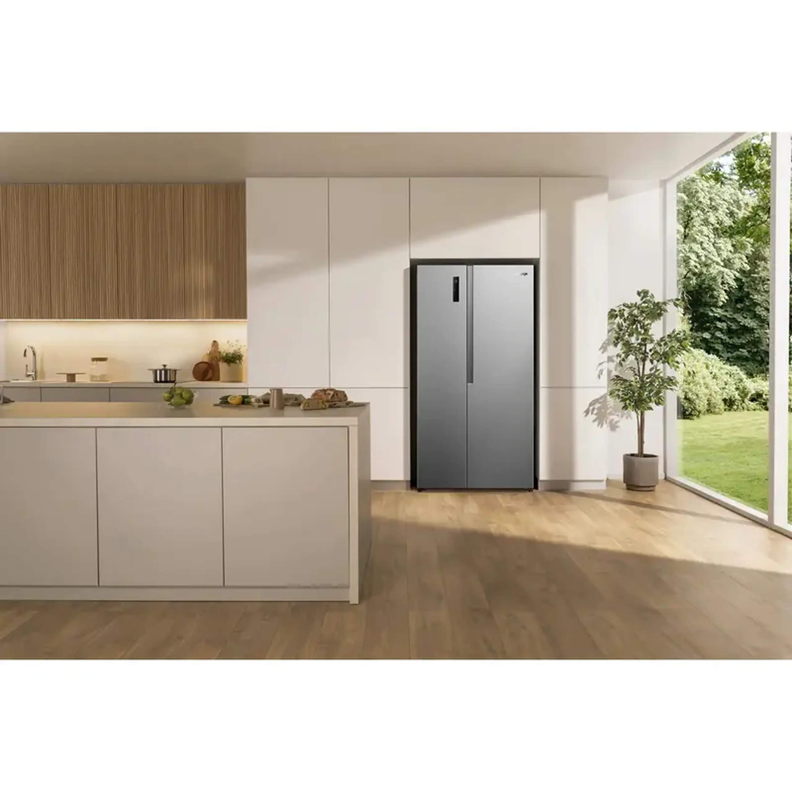 Frigider Gorenje NRS917E41X, Oțel inoxidabil