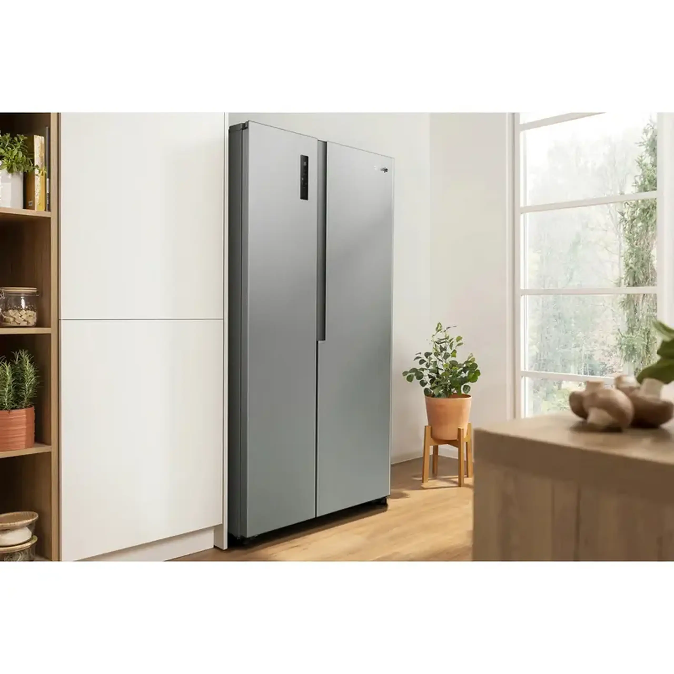Frigider Gorenje NRS917E41X, Oțel inoxidabil
