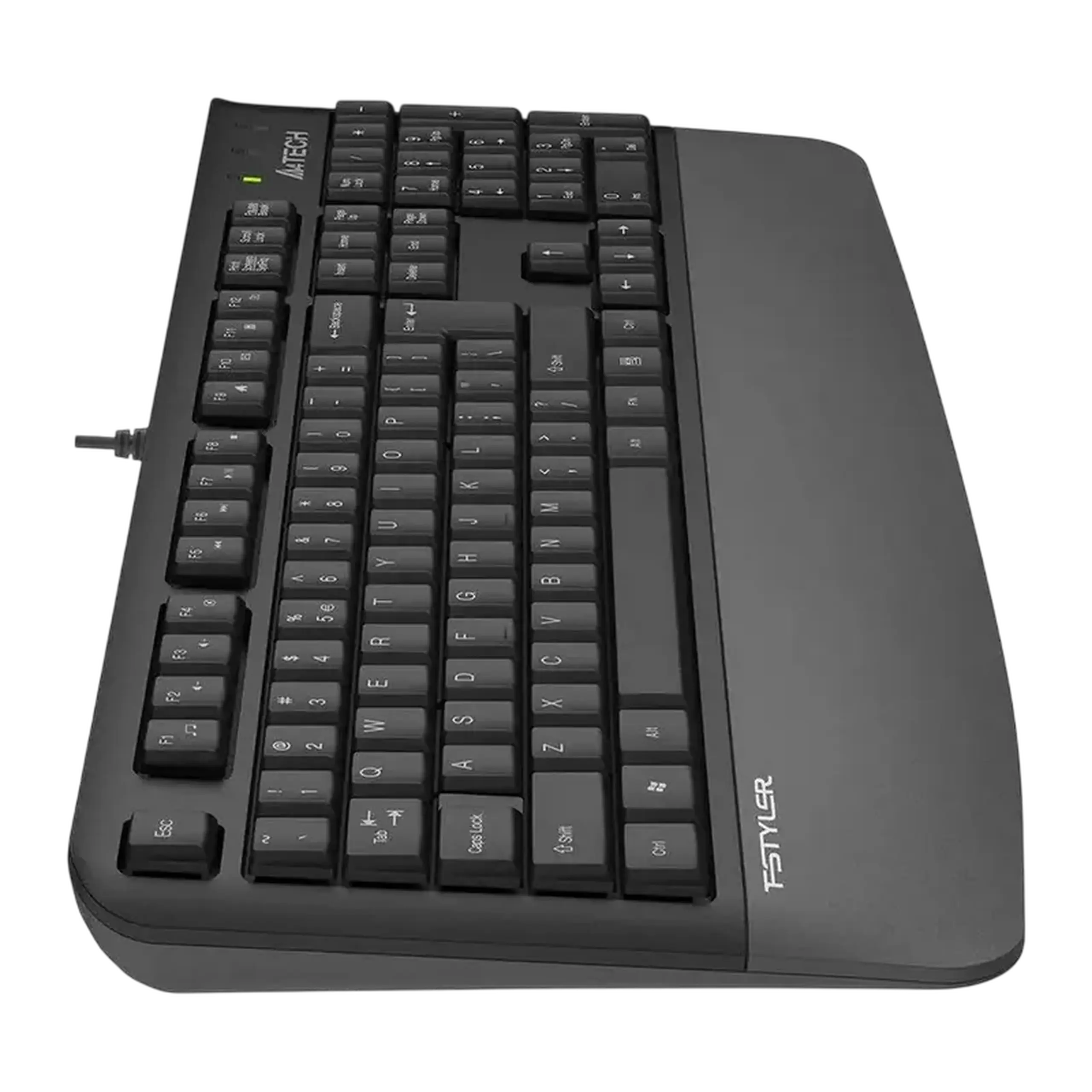 Tastatură A4Tech FK20, Cu fir, Gri