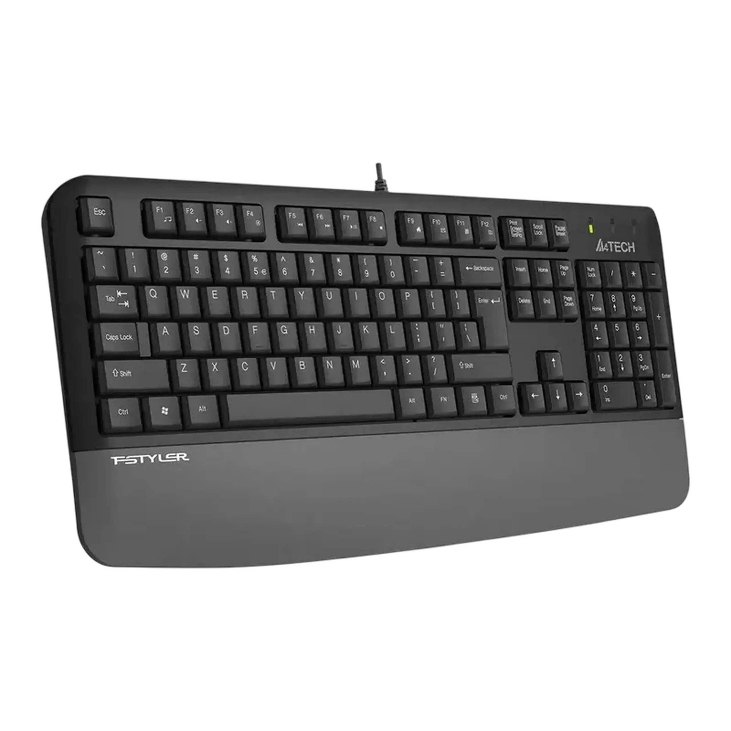 Tastatură A4Tech FK20, Cu fir, Gri