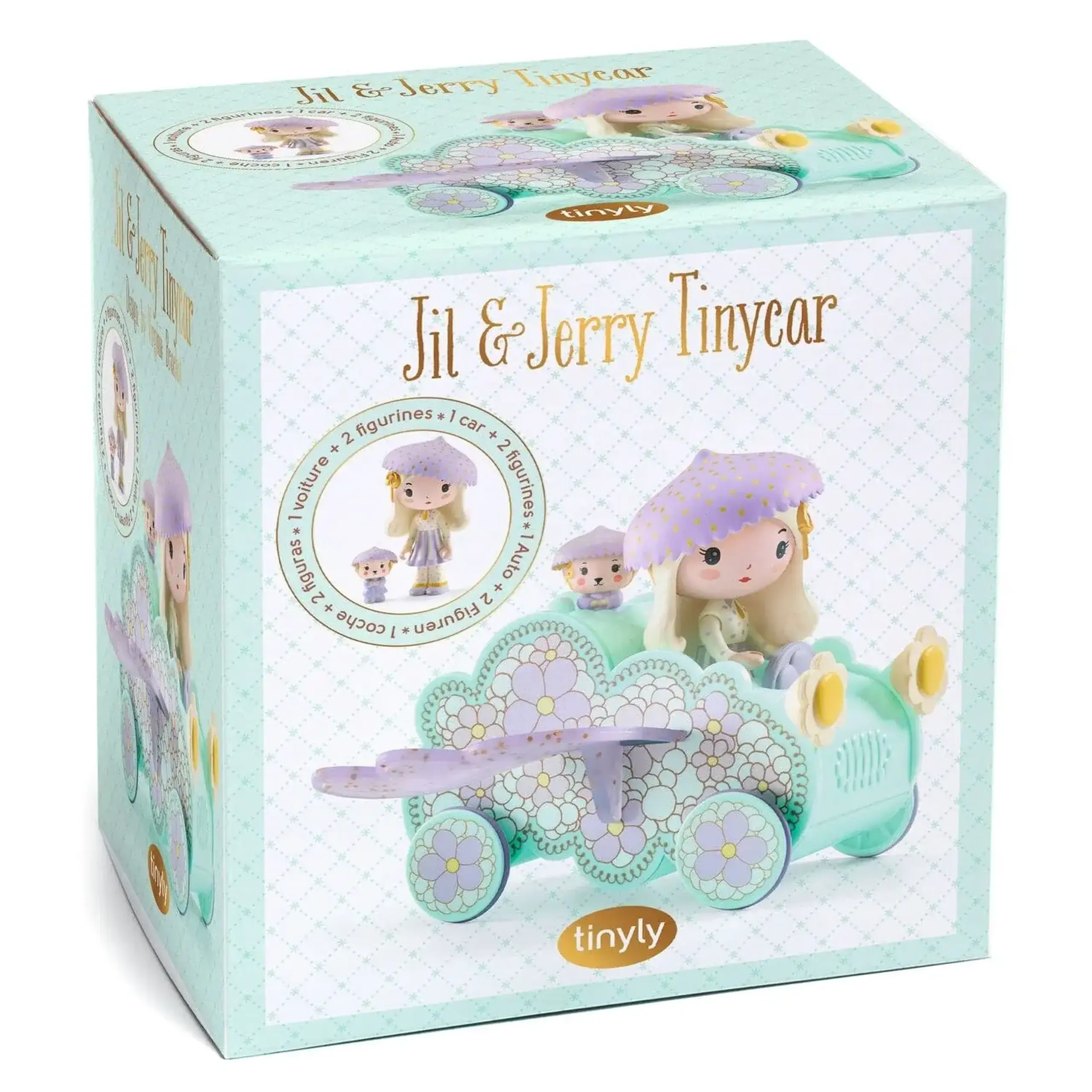 Playset Tinyly Jil & Jerry Tinycar — Djeco