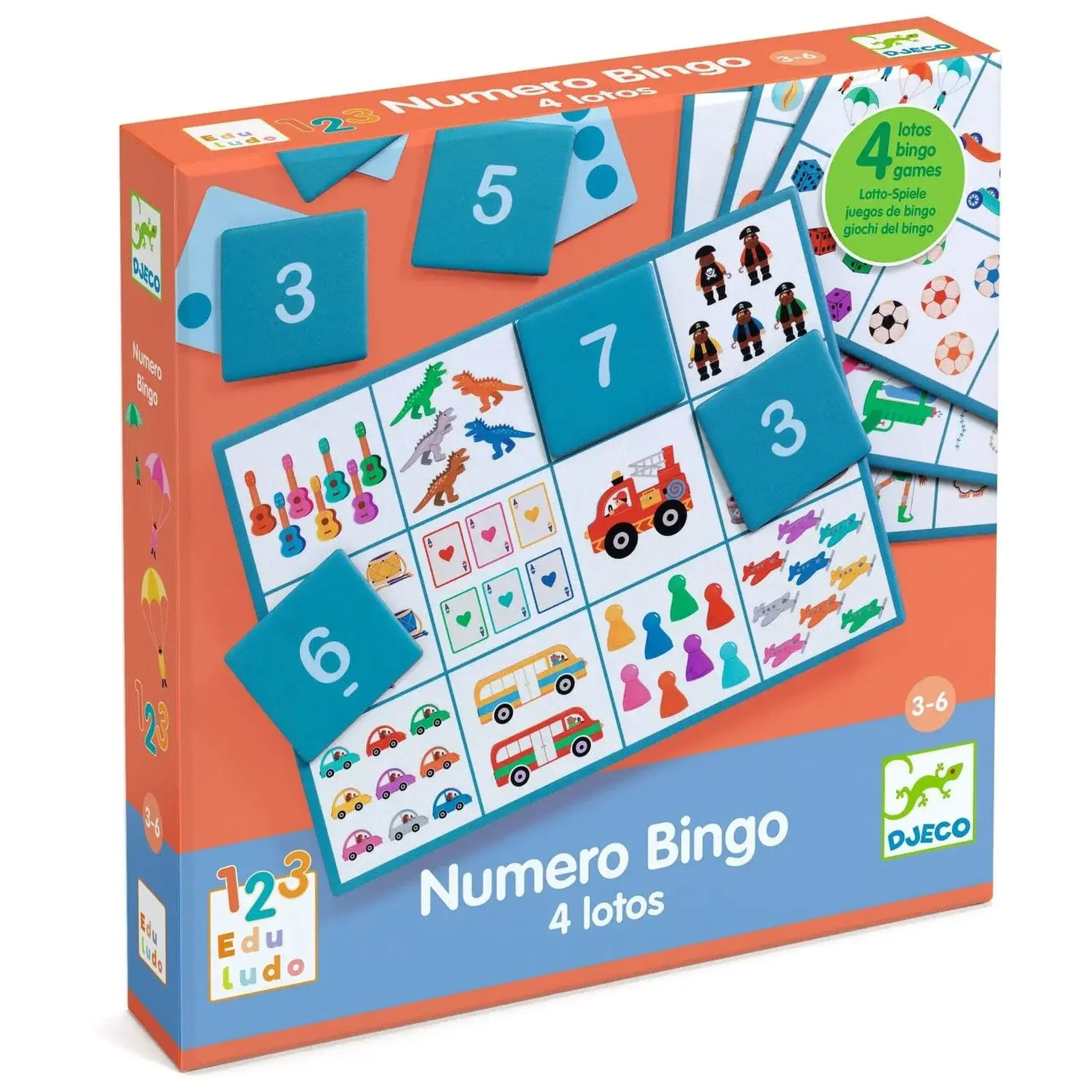 Joc educativ „Bingo cu numere” — Djeco