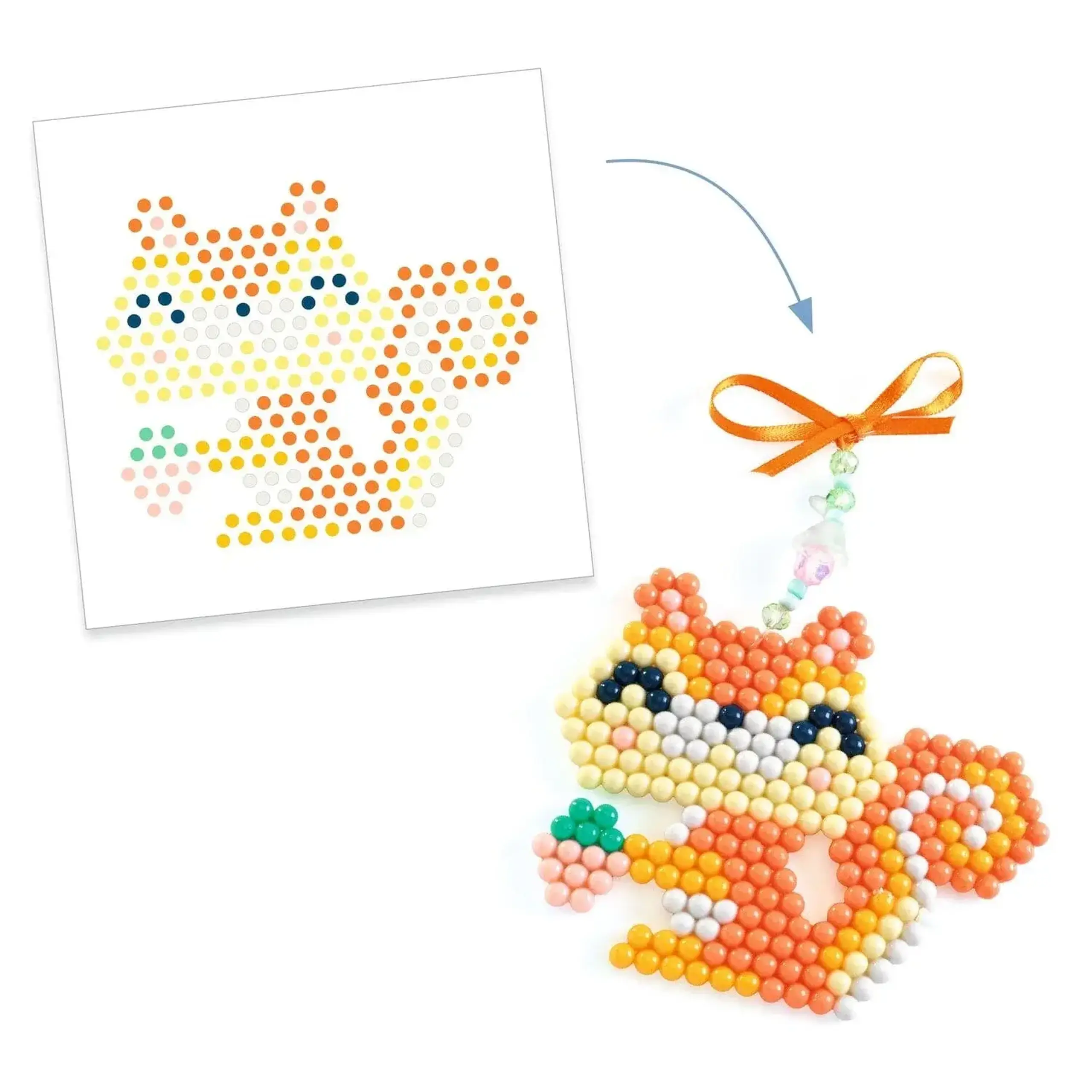 Set cu mărgele de apă Aqua Box Fourrures — Djeco