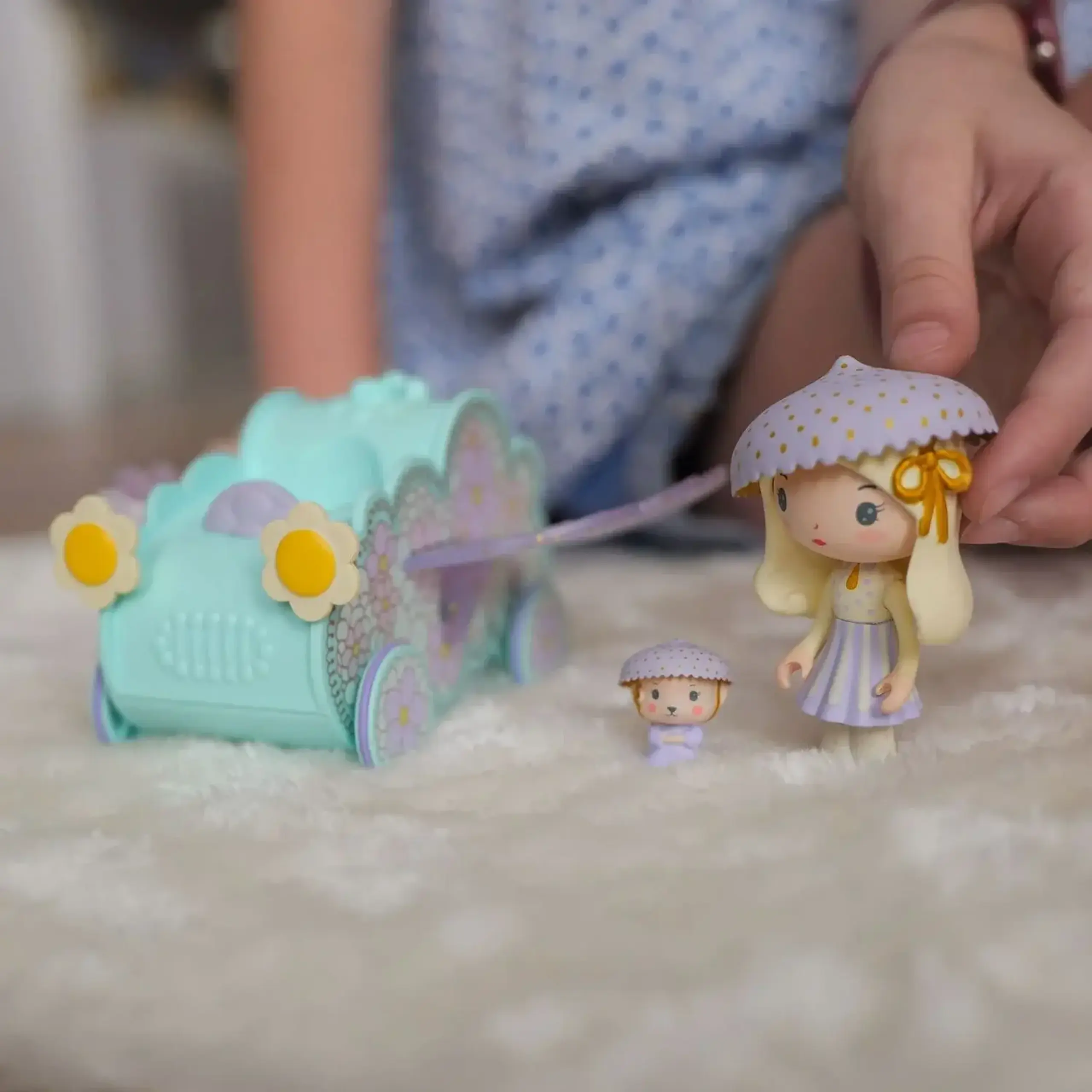 Playset Tinyly Jil & Jerry Tinycar — Djeco