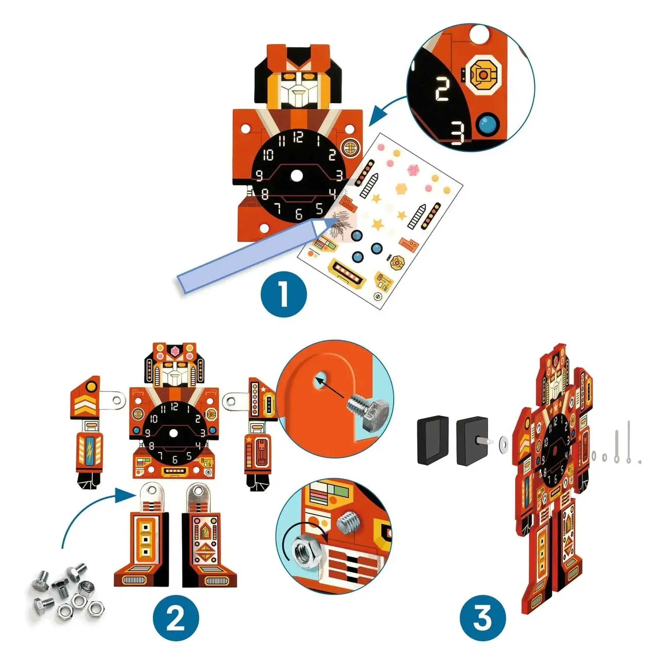 Set creativ ceas Robotime — Djeco