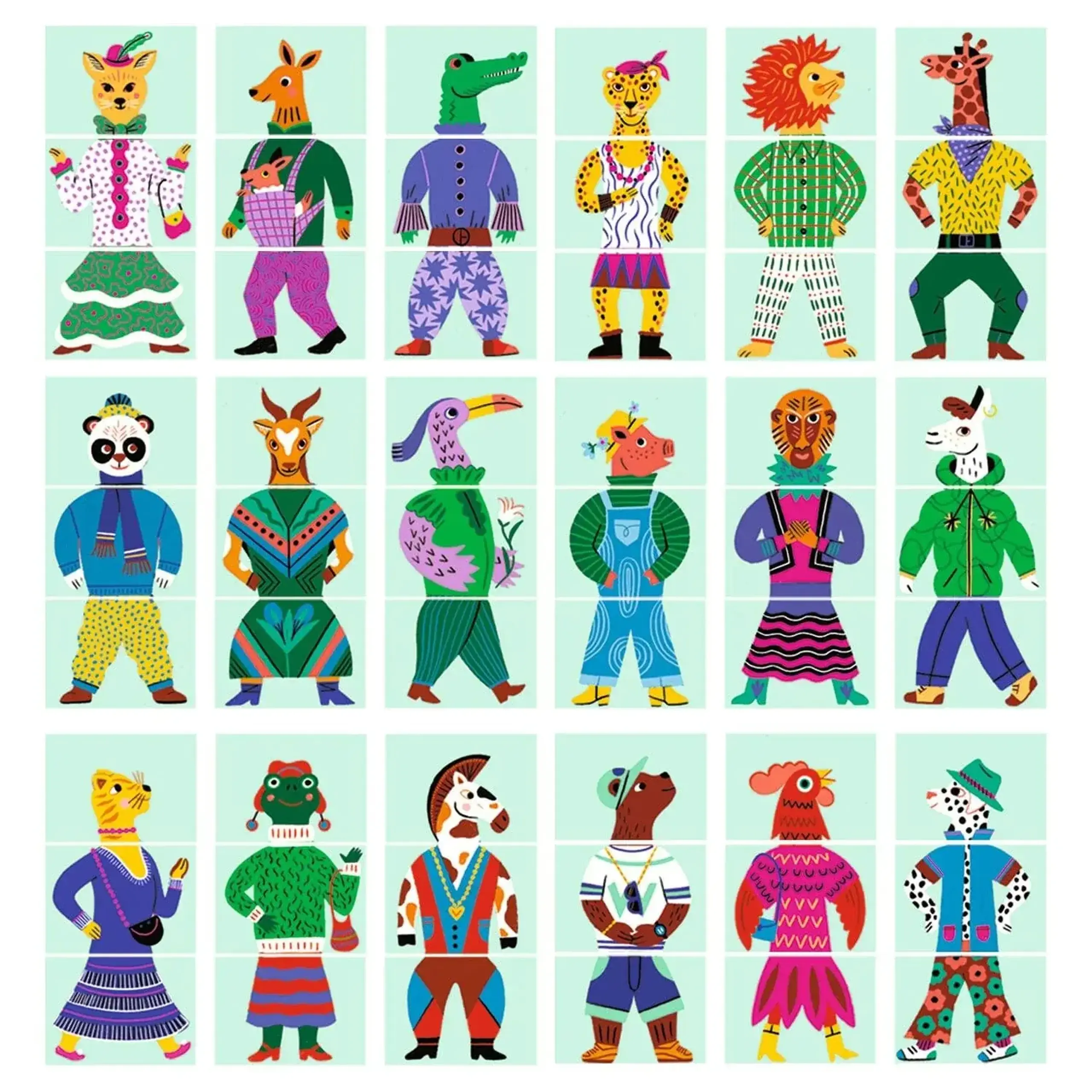 Joc educativ „Mix & Match Modanimo” — Djeco
