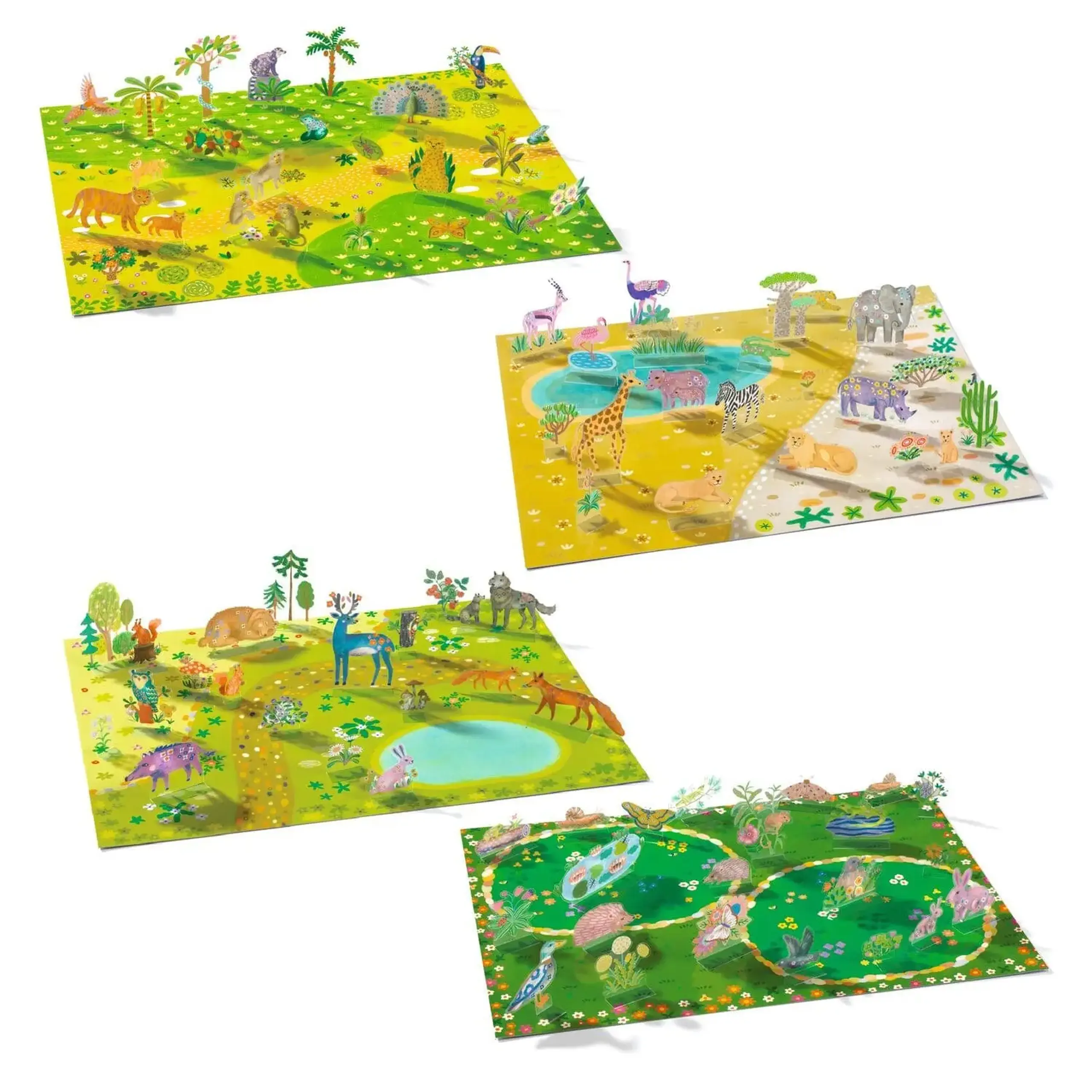 Stickere 3D reutilizabile „Animale” — Djeco