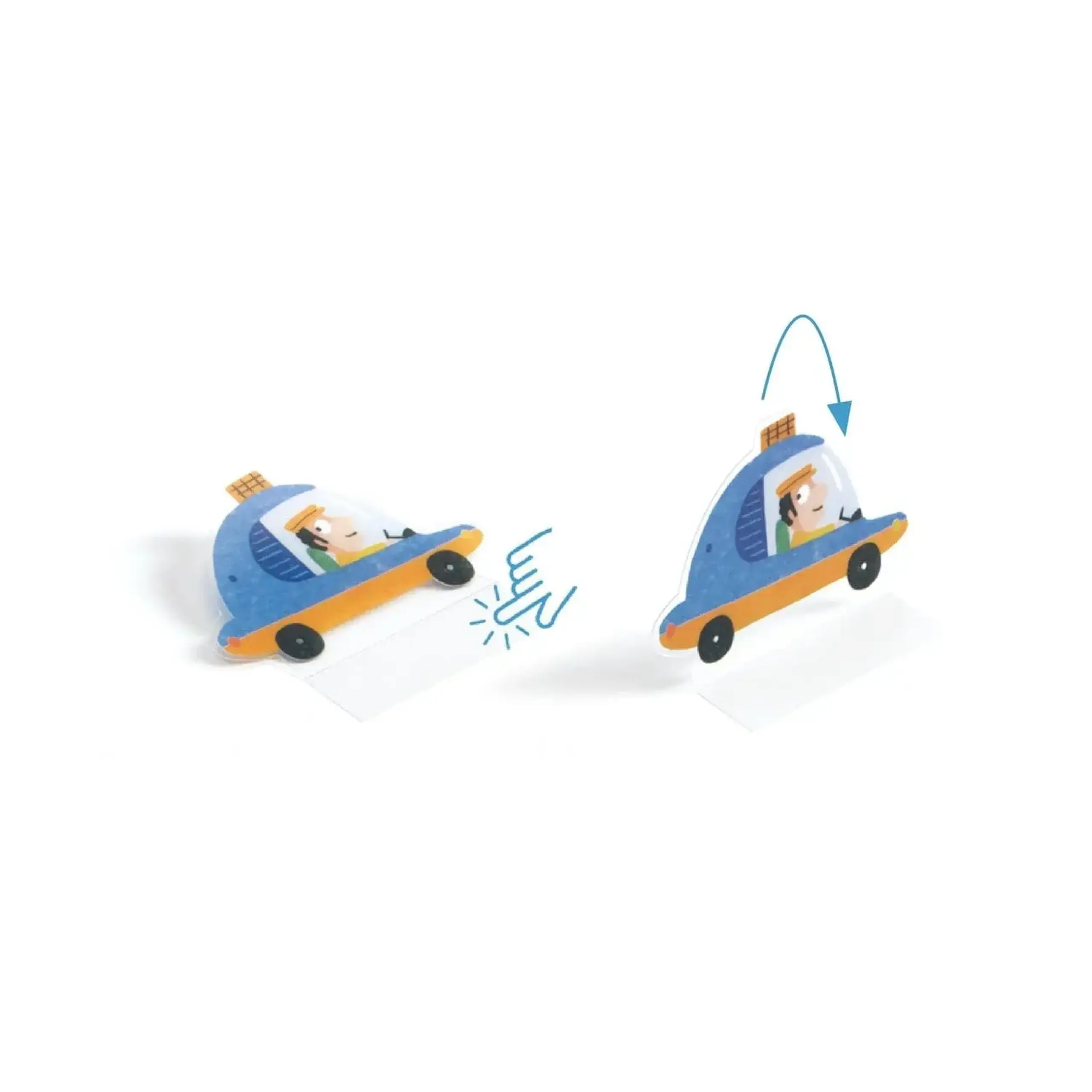 Stickere 3D reutilizabile „Vehicule” — Djeco