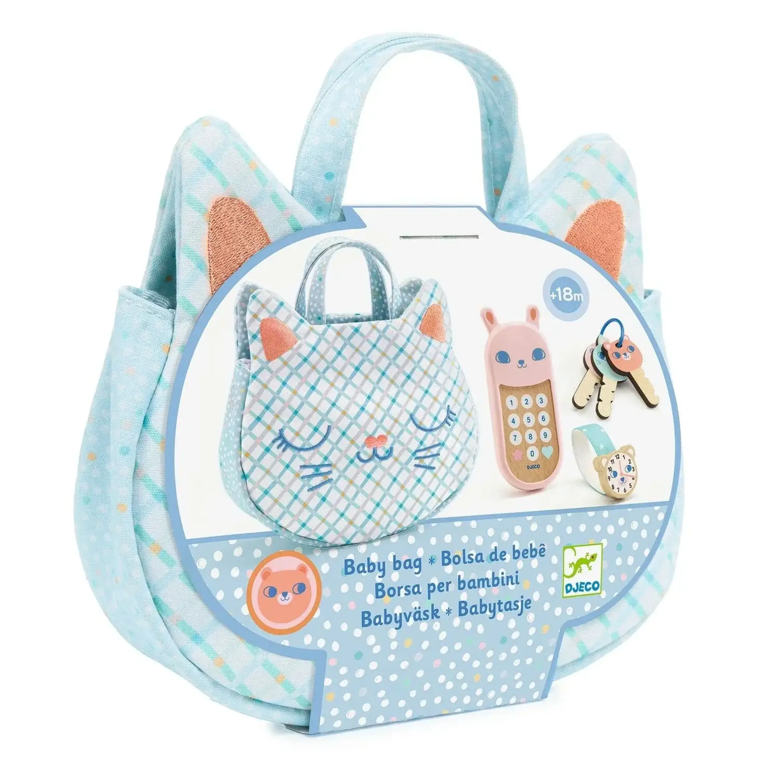 Geantă de joacă Little Cat cu accesorii — Djeco