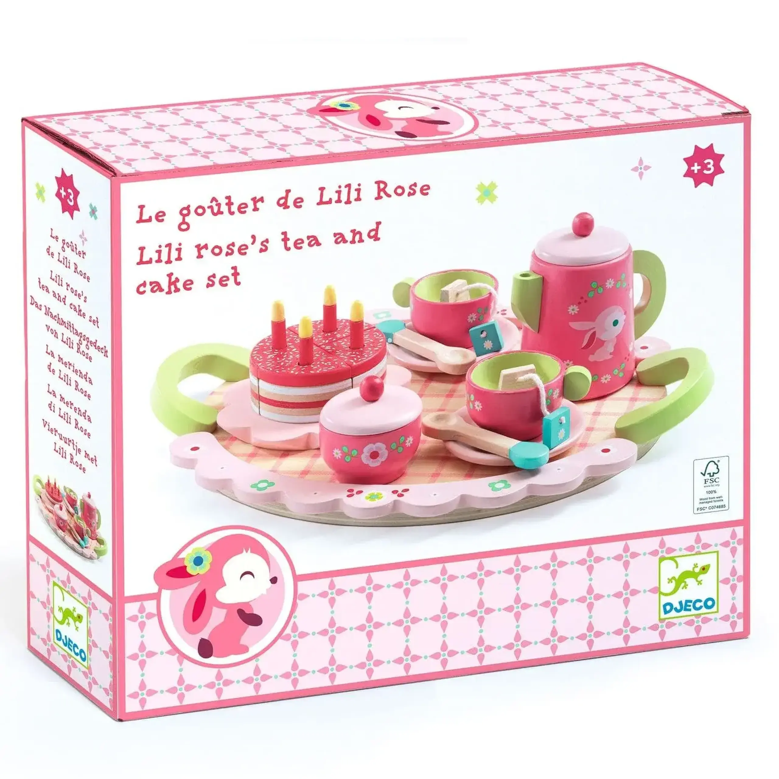 Set de ceai și prăjituri Lili Rose — Djeco