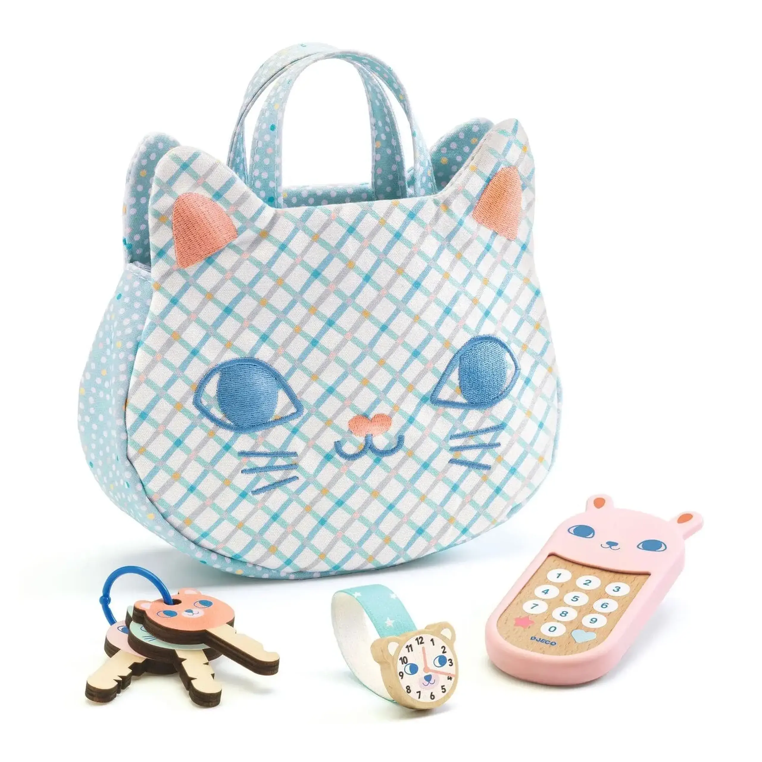 Geantă de joacă Little Cat cu accesorii — Djeco