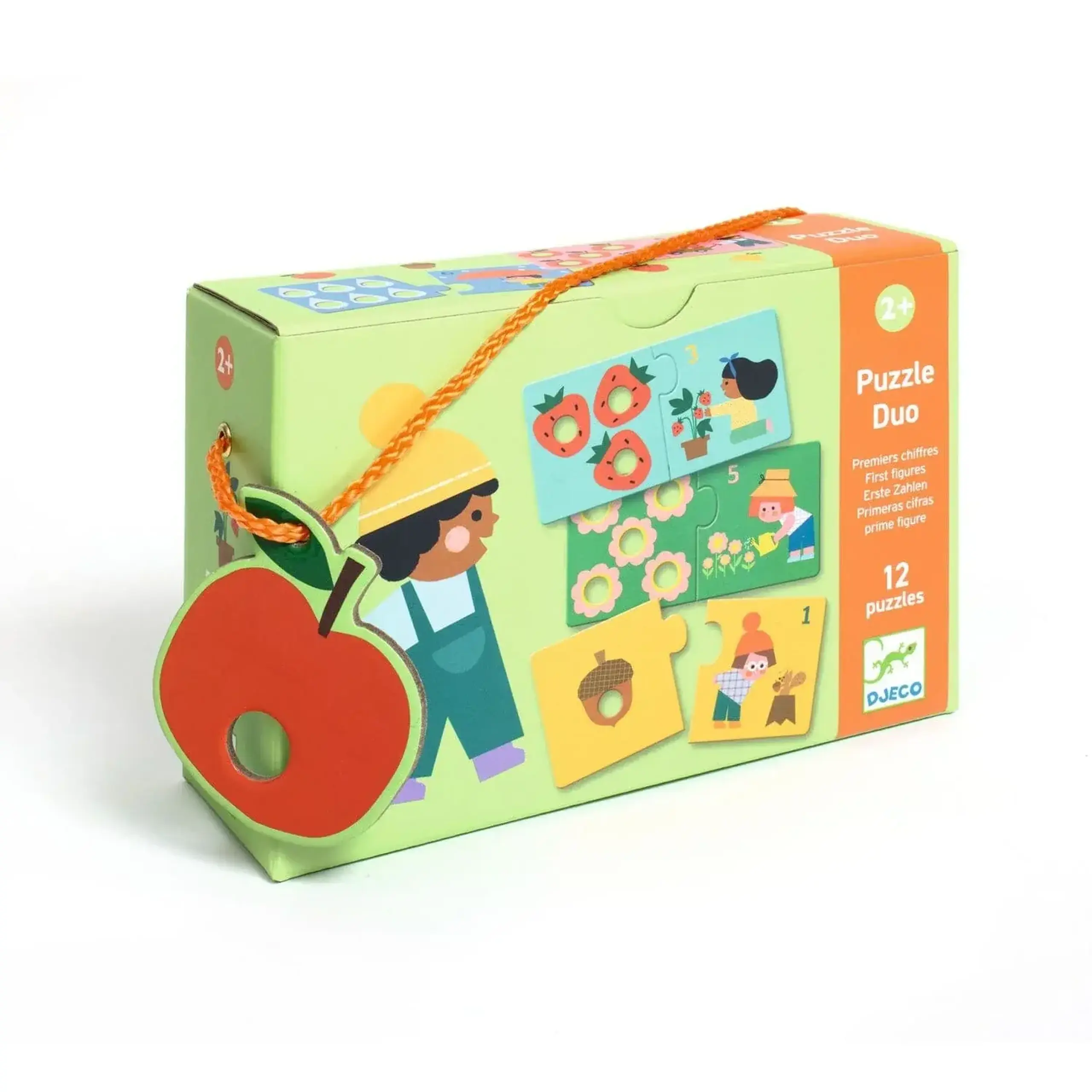 Puzzle duo Primele numere — Djeco