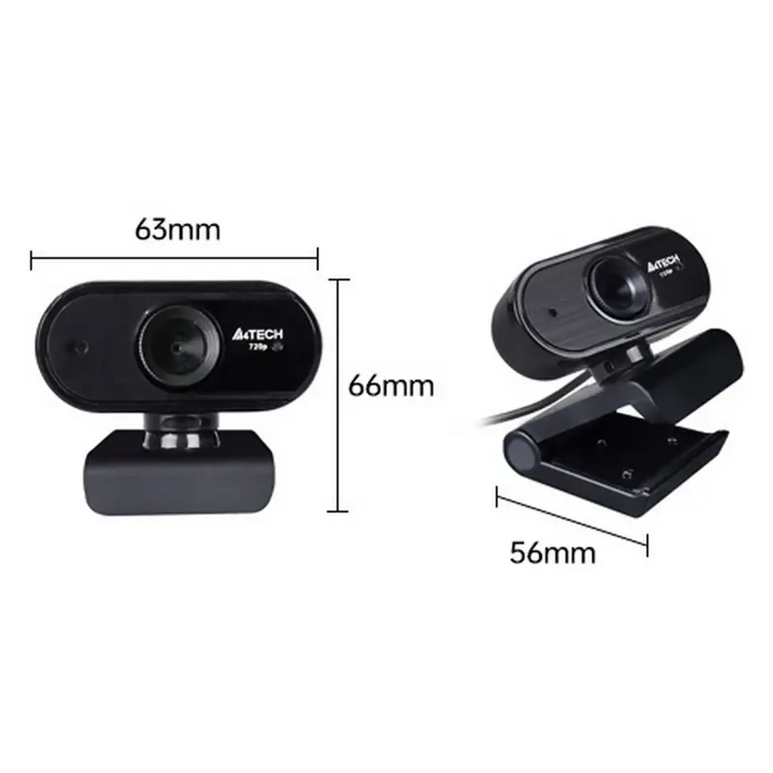 Cameră Web A4Tech PK-825P, 1280x720, Negru