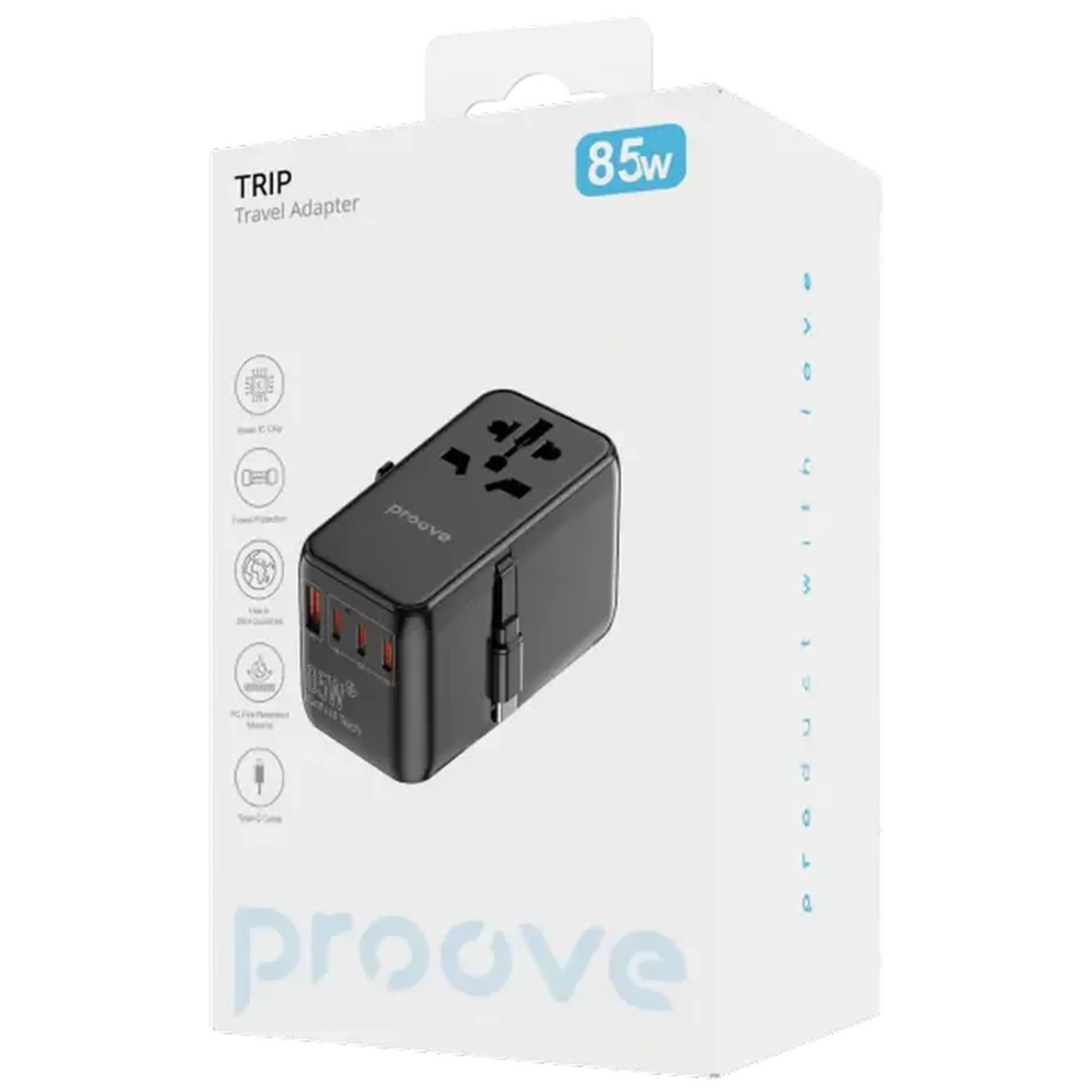 Încărcător Proove Trip, 85W, Negru