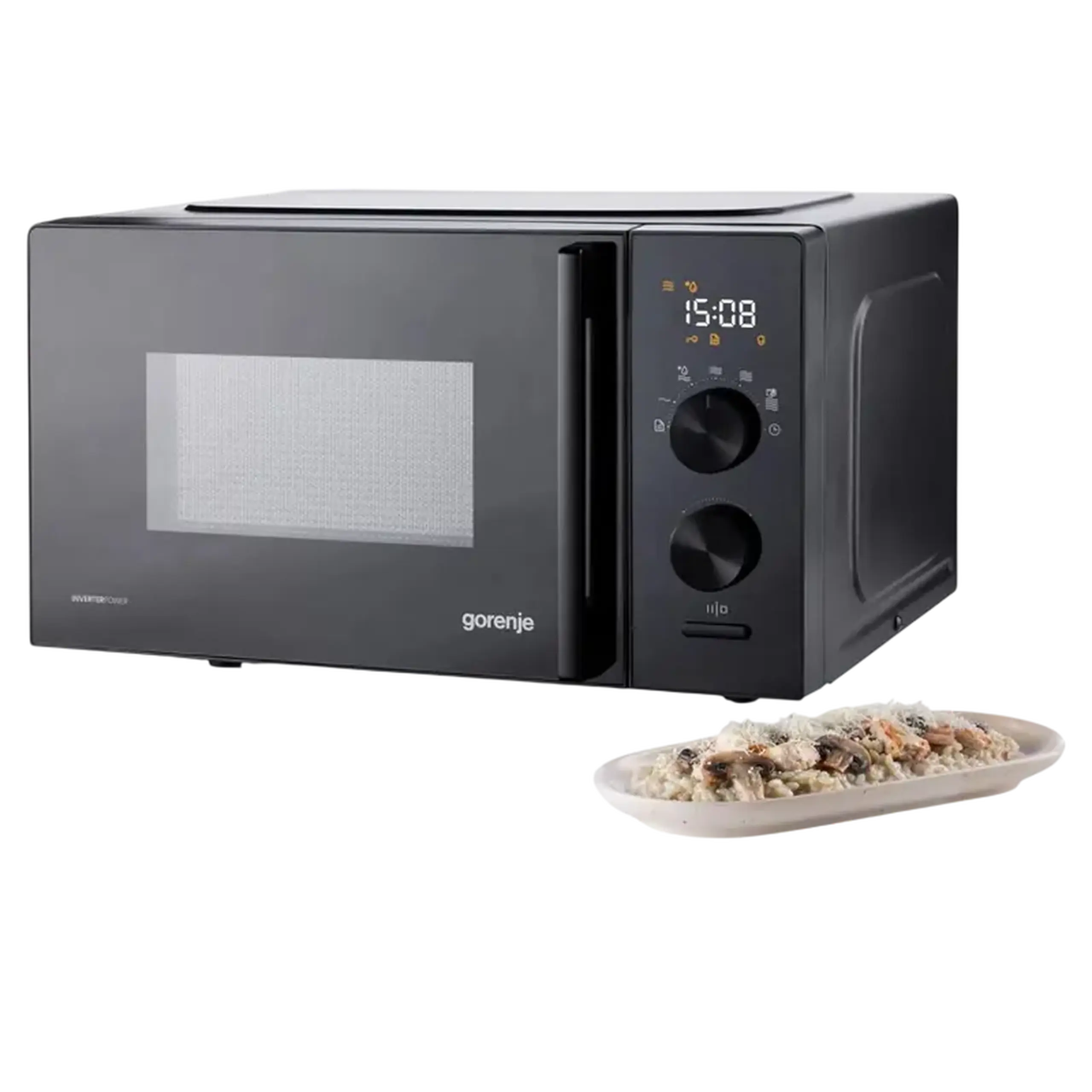Cuptor cu microunde Gorenje MO20AE1B5, Negru