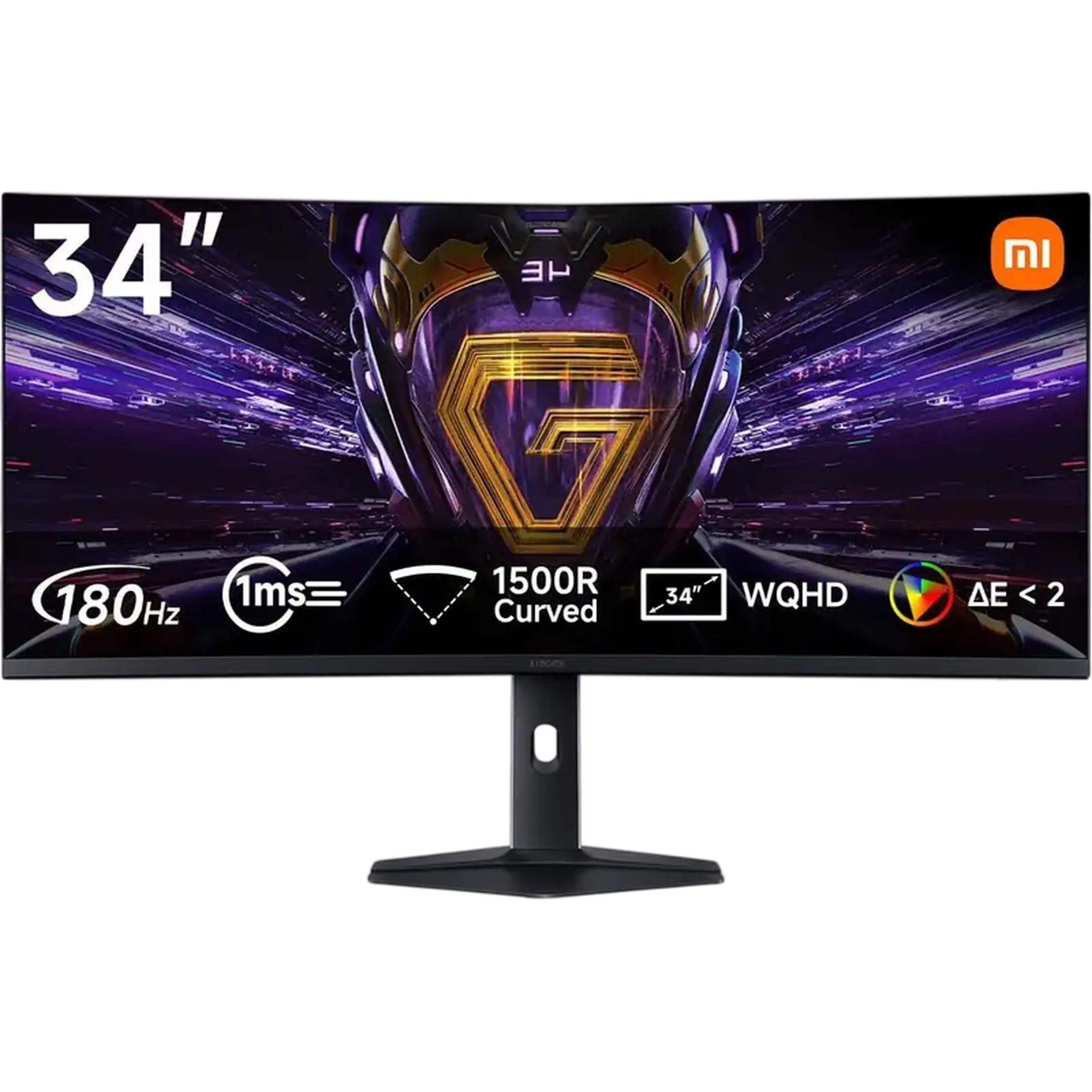 34" Monitor Gaming Xiaomi G34WQi 2026, VA 3440x1440 WQHD, Negru