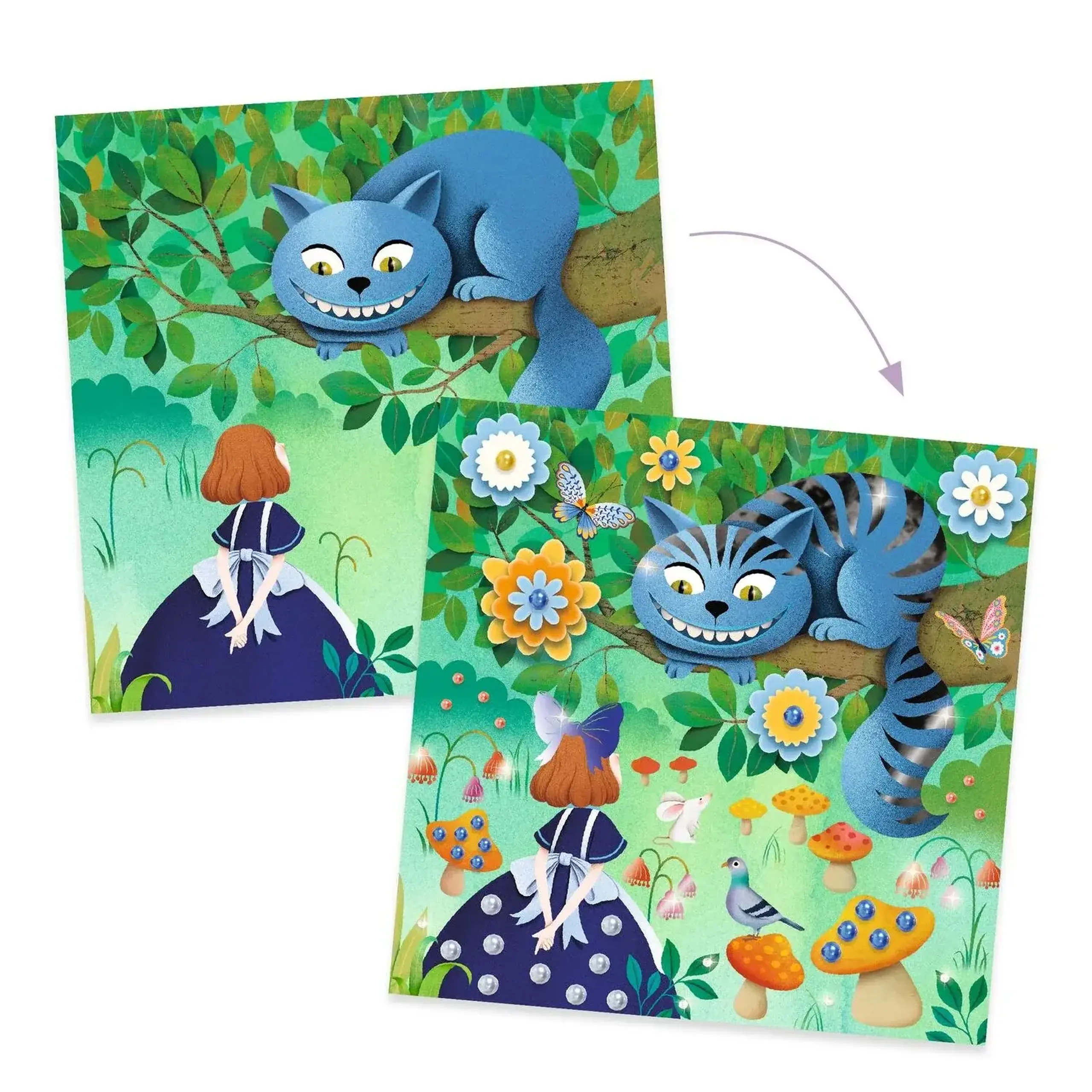 Set creativ Au pays des merveilles — Djeco