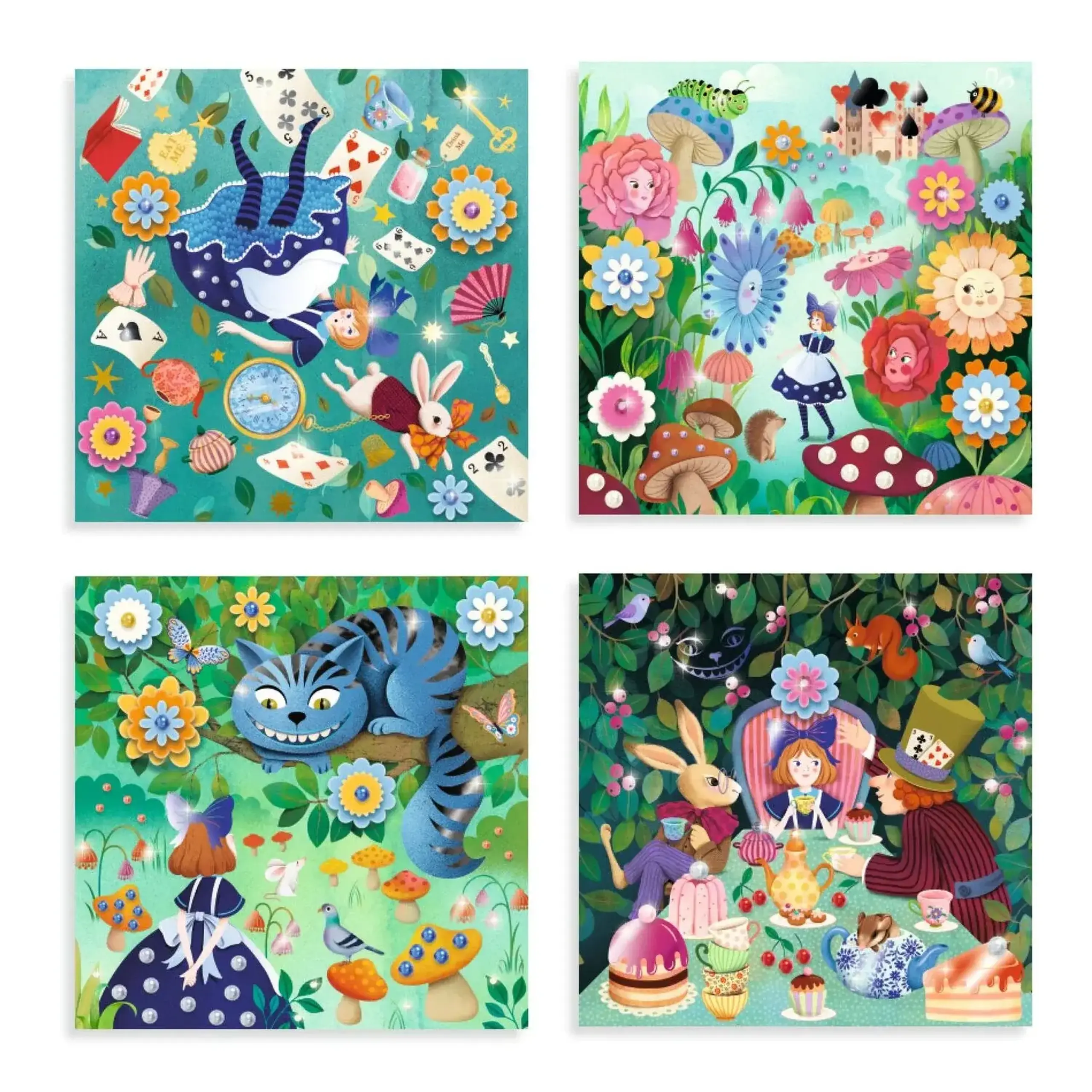 Set creativ Au pays des merveilles — Djeco