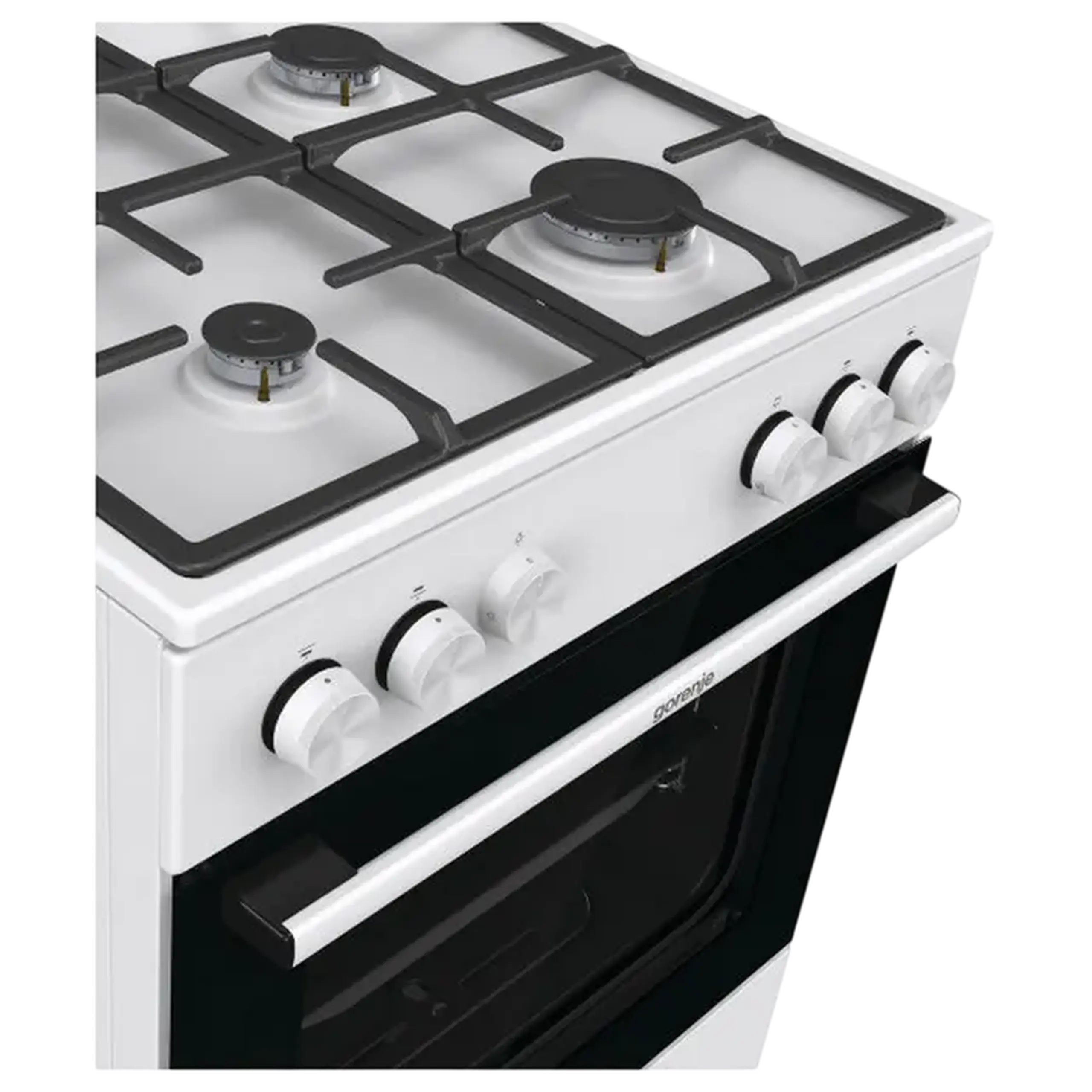 Plită pe gaz Gorenje GG6A10WFFM, Alb