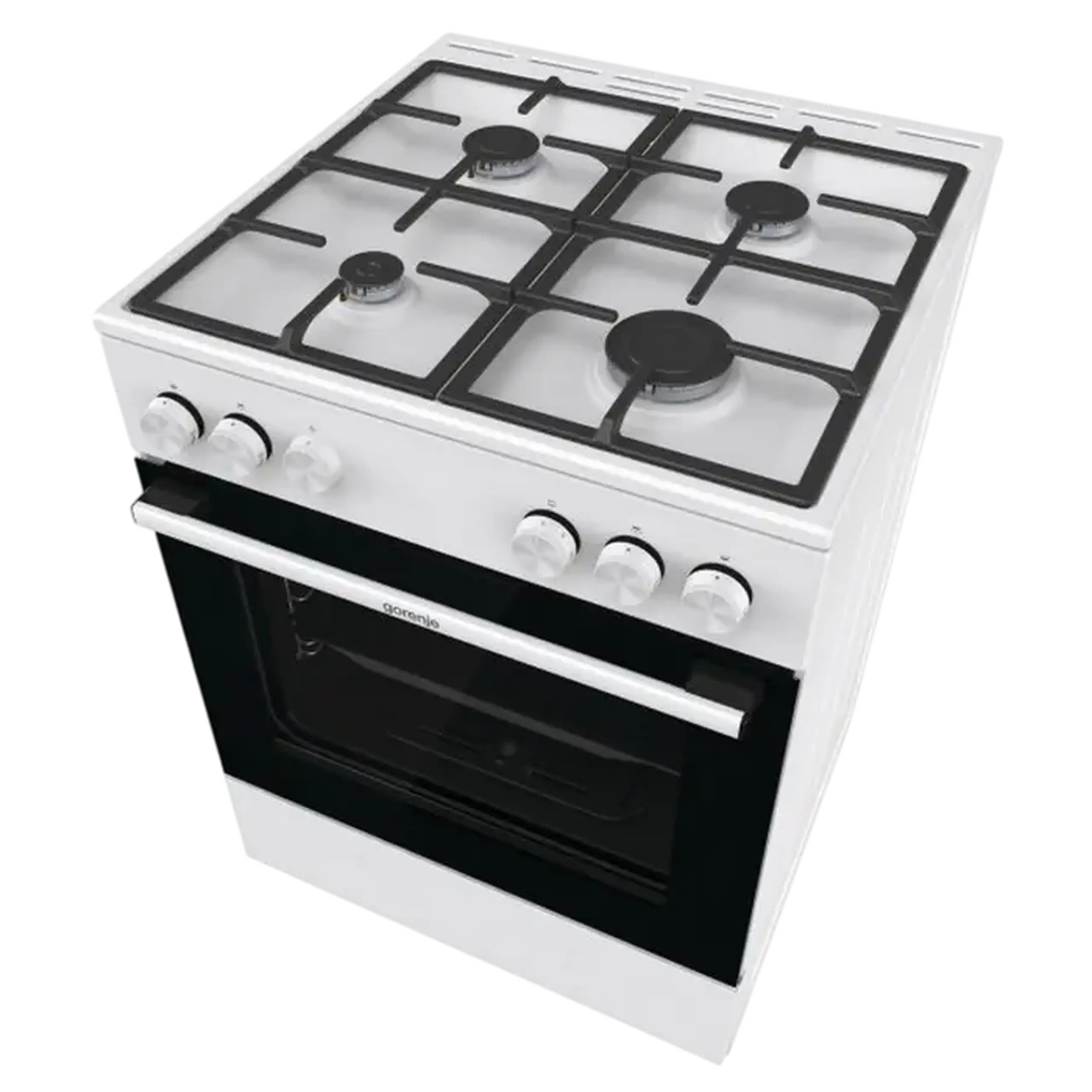 Plită pe gaz Gorenje GG6A10WFFM, Alb