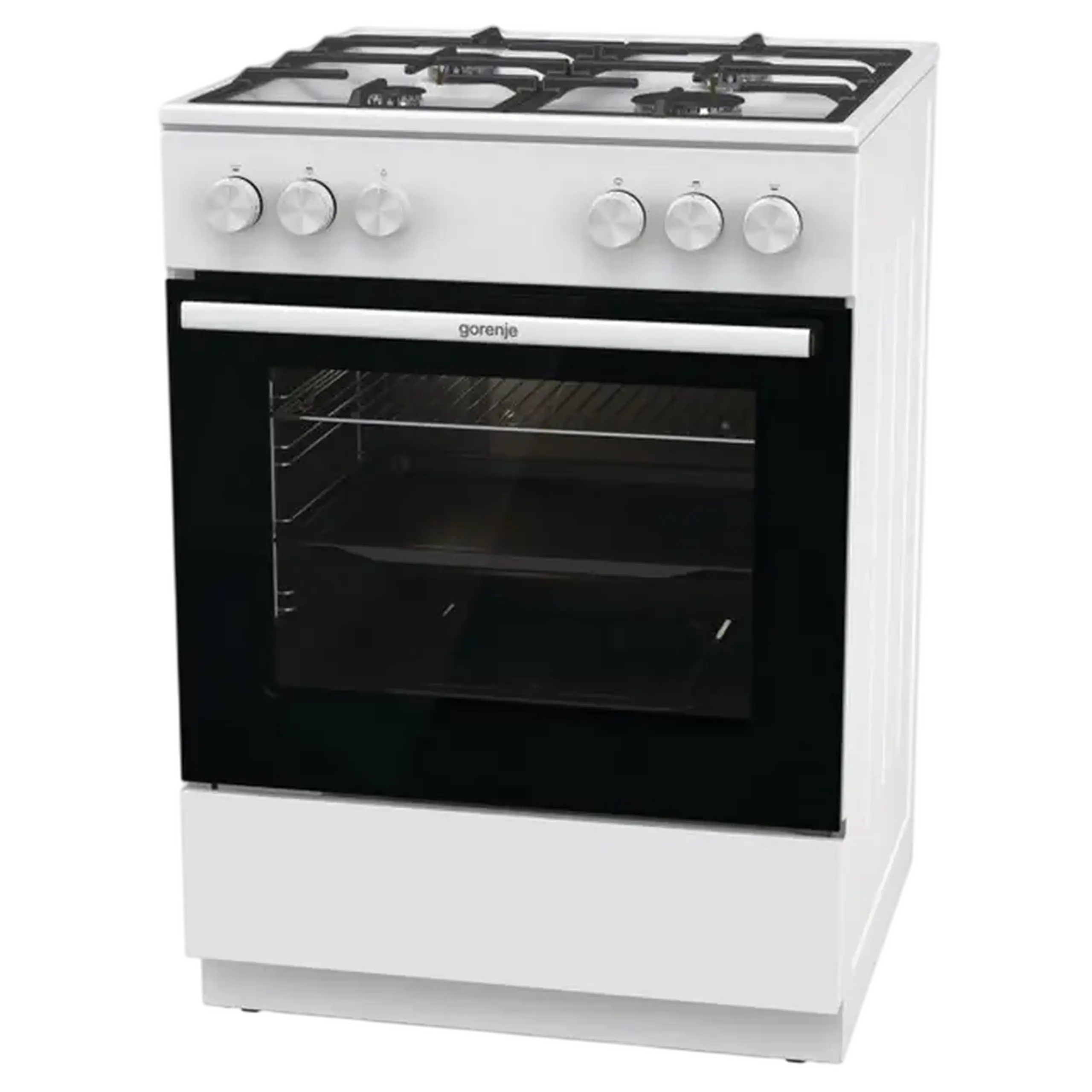 Plită pe gaz Gorenje GG6A10WFFM, Alb