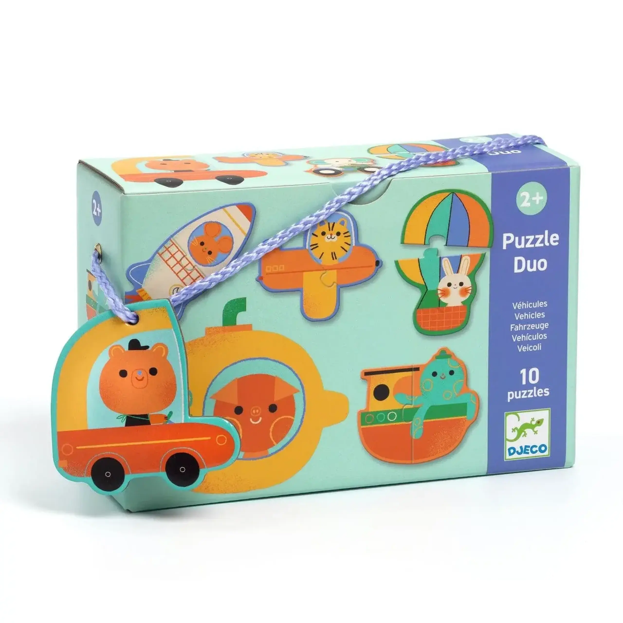 Puzzle duo Vehicule — Djeco