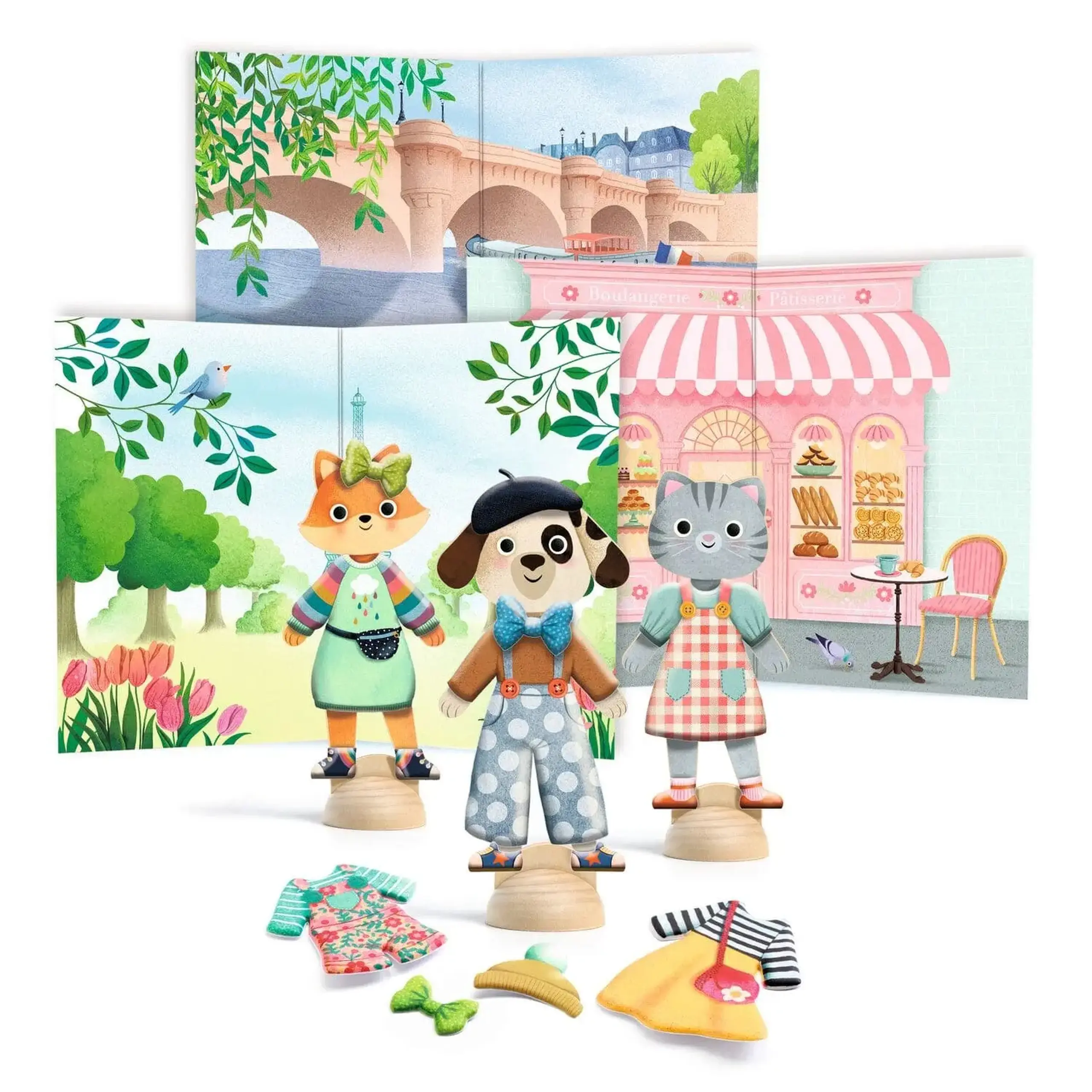 Joc creativ reutilizabil „Bonjour Paris” — Djeco