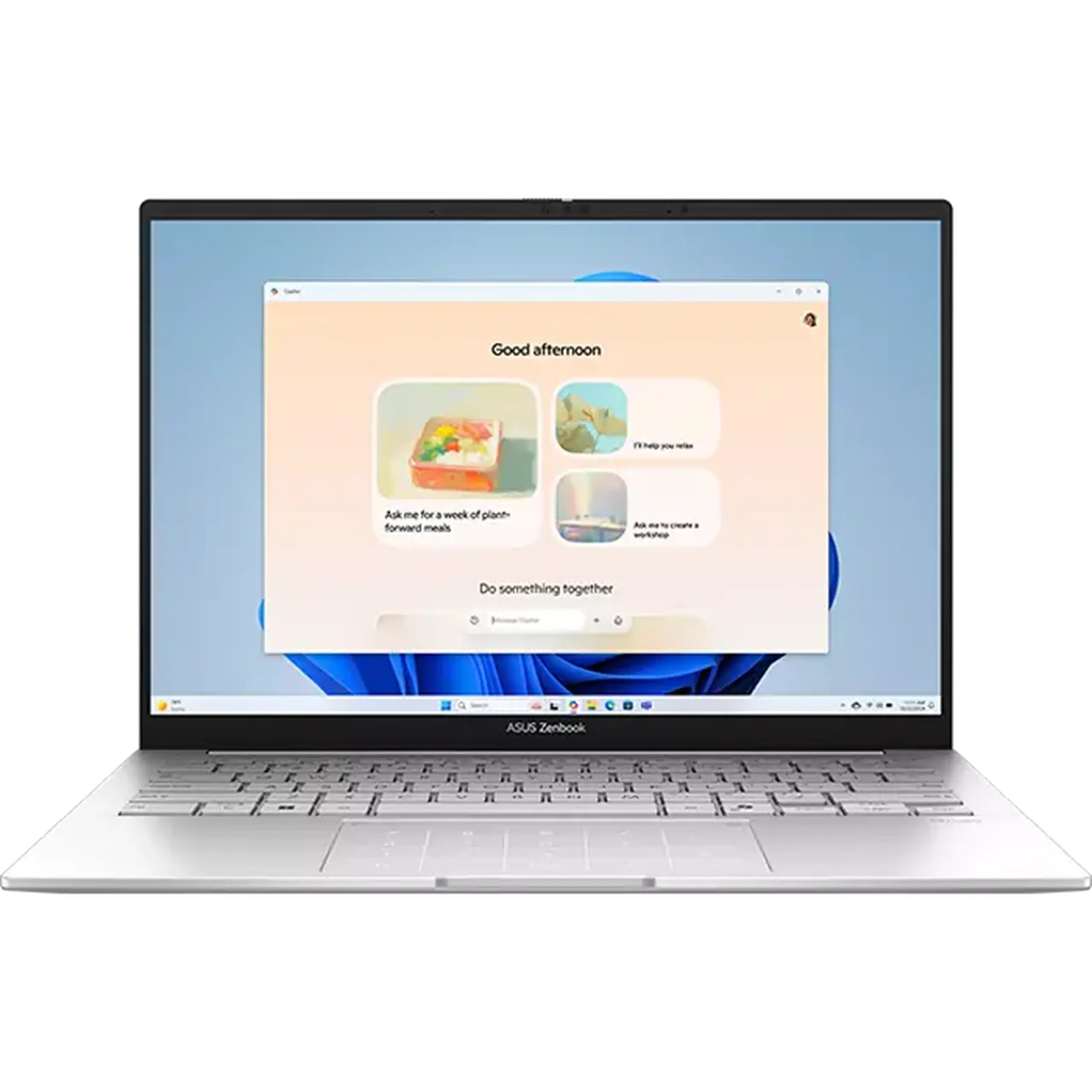 Laptop 14" ASUS Zenbook 14 UX3405CA, Foggy Silver, Intel Core 5 225H, 16GB/512GB, Windows 11 Home