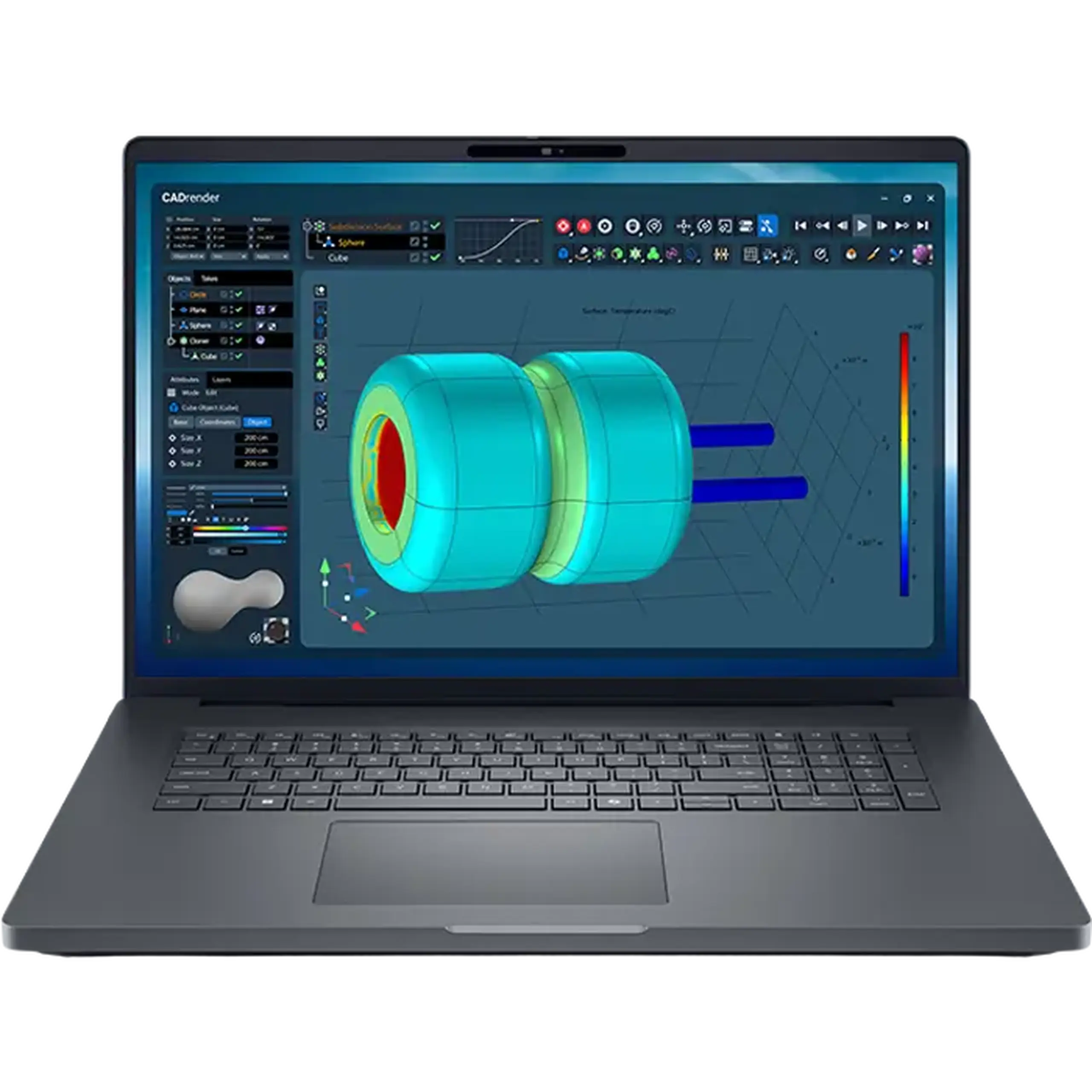Laptop Business 18" DELL Pro Max 18 Plus MB18250, Magnetite, Intel Core 9 285HX, 64GB/1024GB, Windows 11 Pro