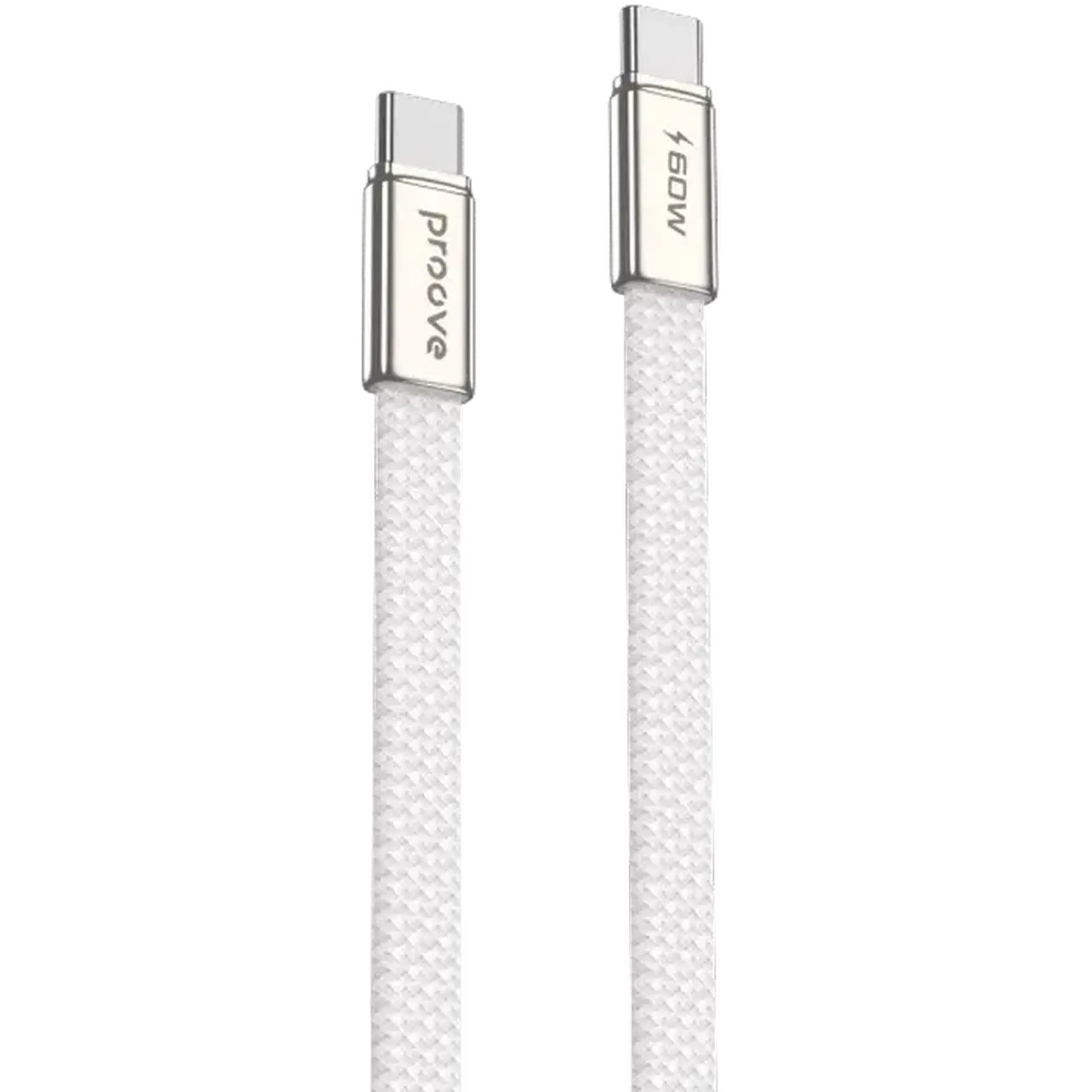 Cablu încărcare și sincronizare Proove AirLine, USB Type-C/USB Type-C, 1m, Alb