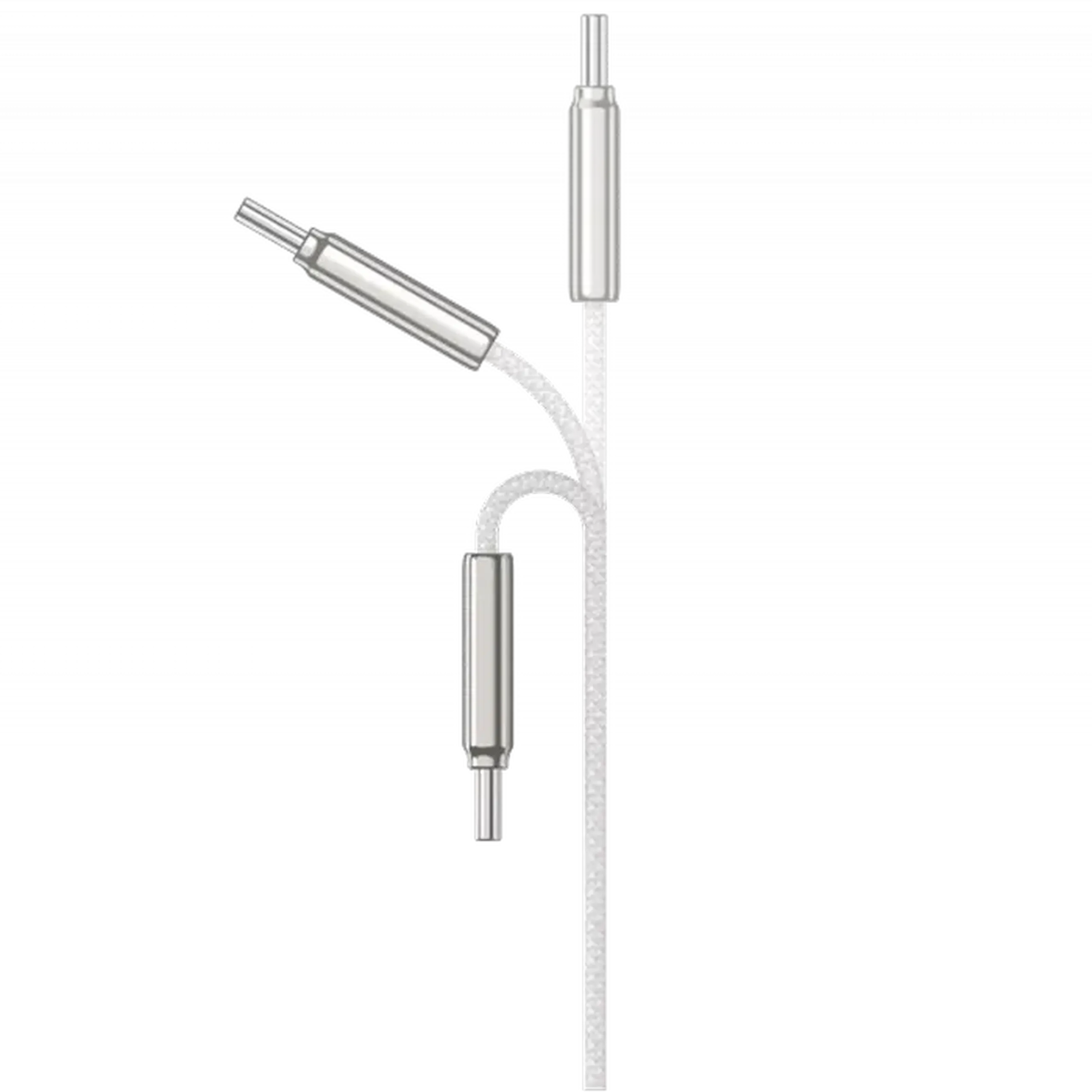 Cablu încărcare și sincronizare Proove AirLine, USB Type-C/USB Type-C, 1m, Alb