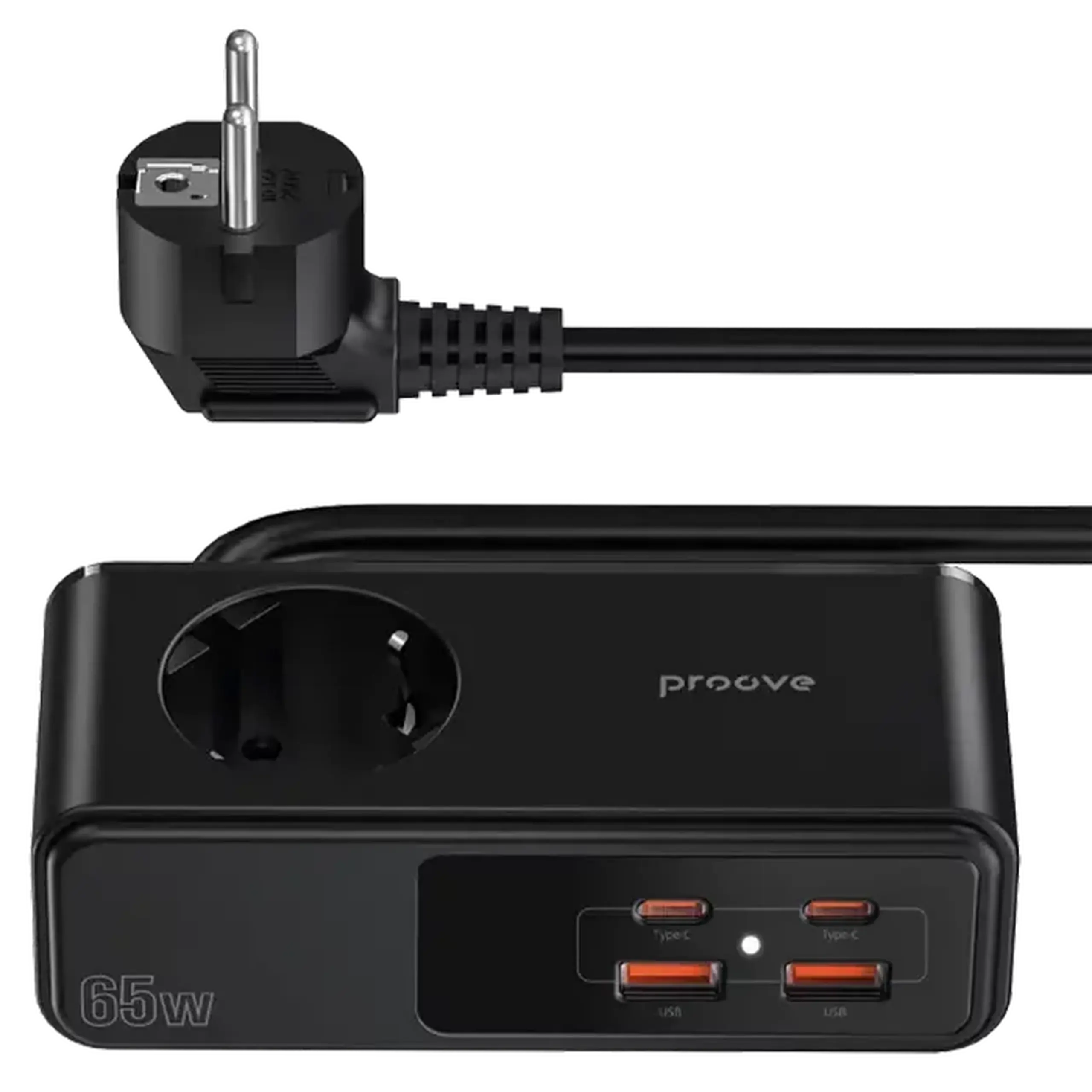 Prelungitor electric Proove Homester Pro, 1 Prize, 1,5m, Negru