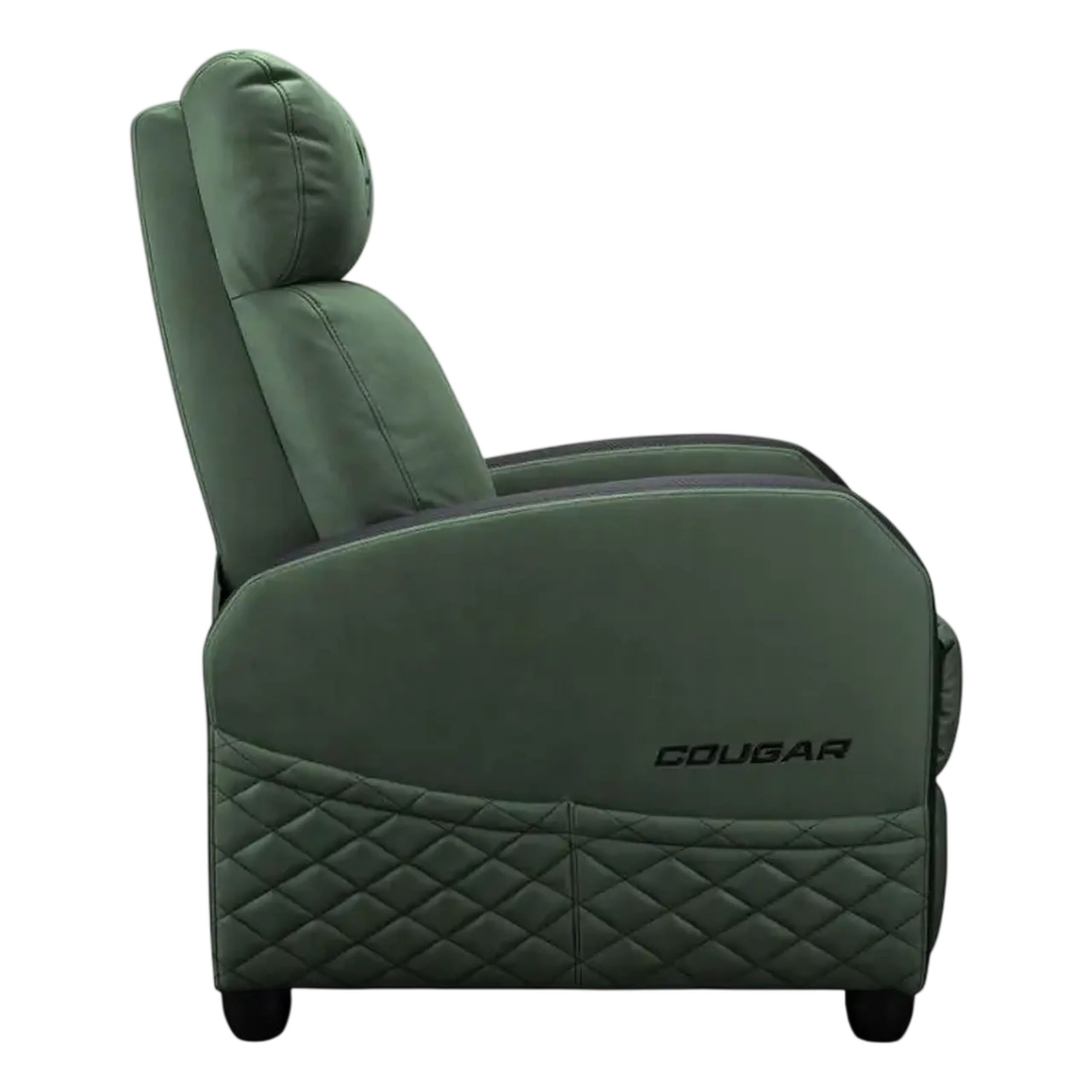Scaun Gaming Cougar Ranger Elite, Țesătură, PU Piele, Army Green
