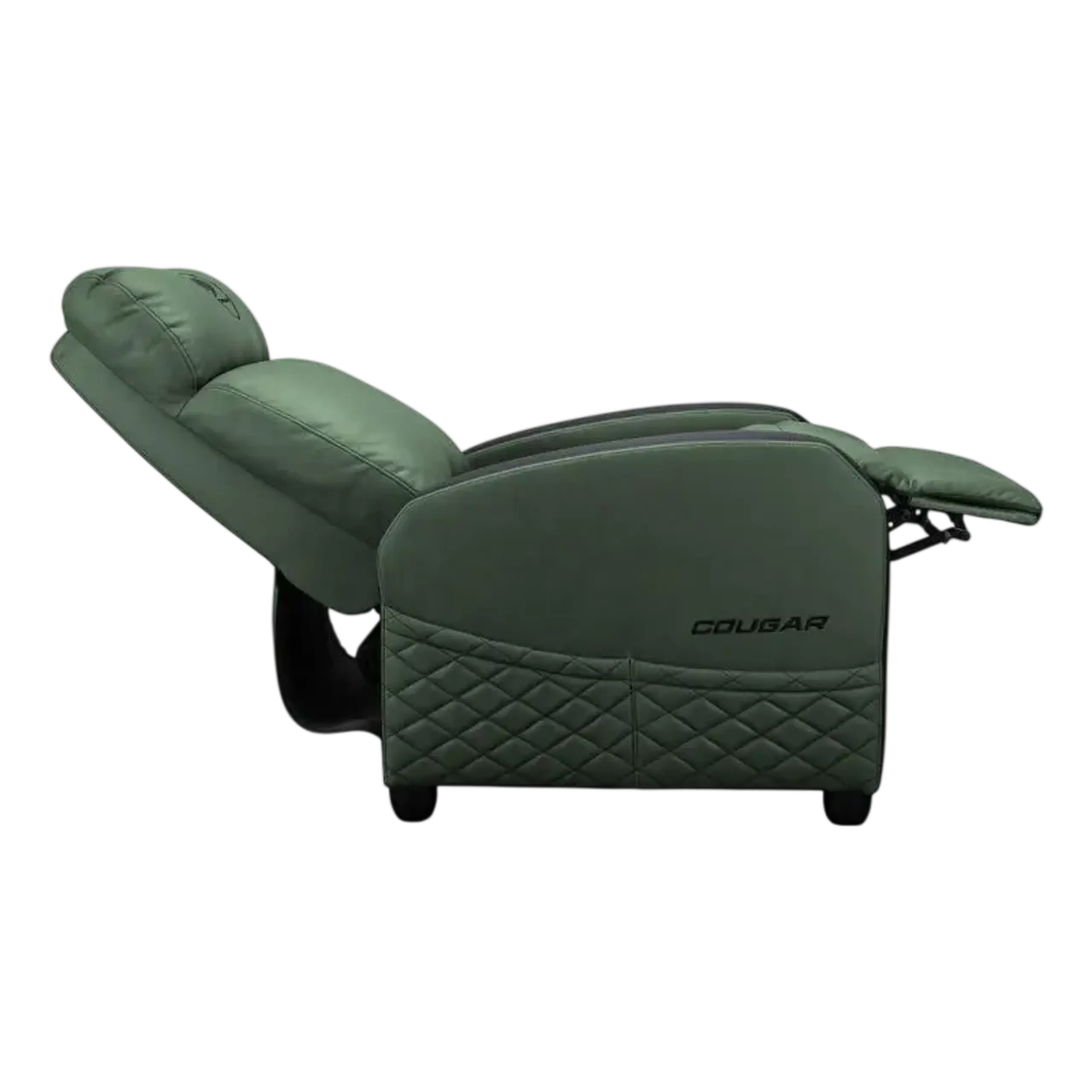 Scaun Gaming Cougar Ranger Elite, Țesătură, PU Piele, Army Green