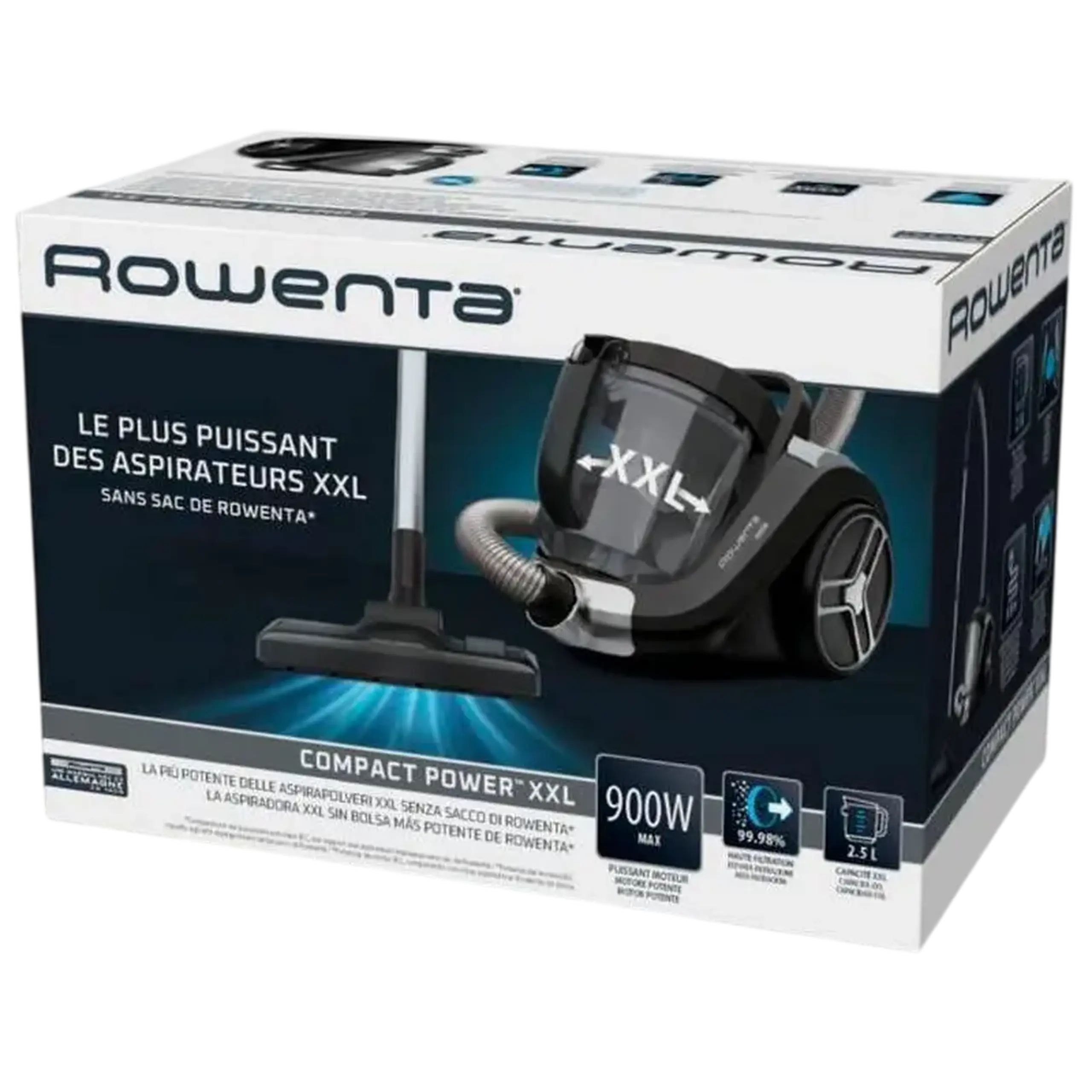 Aspirator Rowenta Compact Power XXL RO4B25EA, Negru
