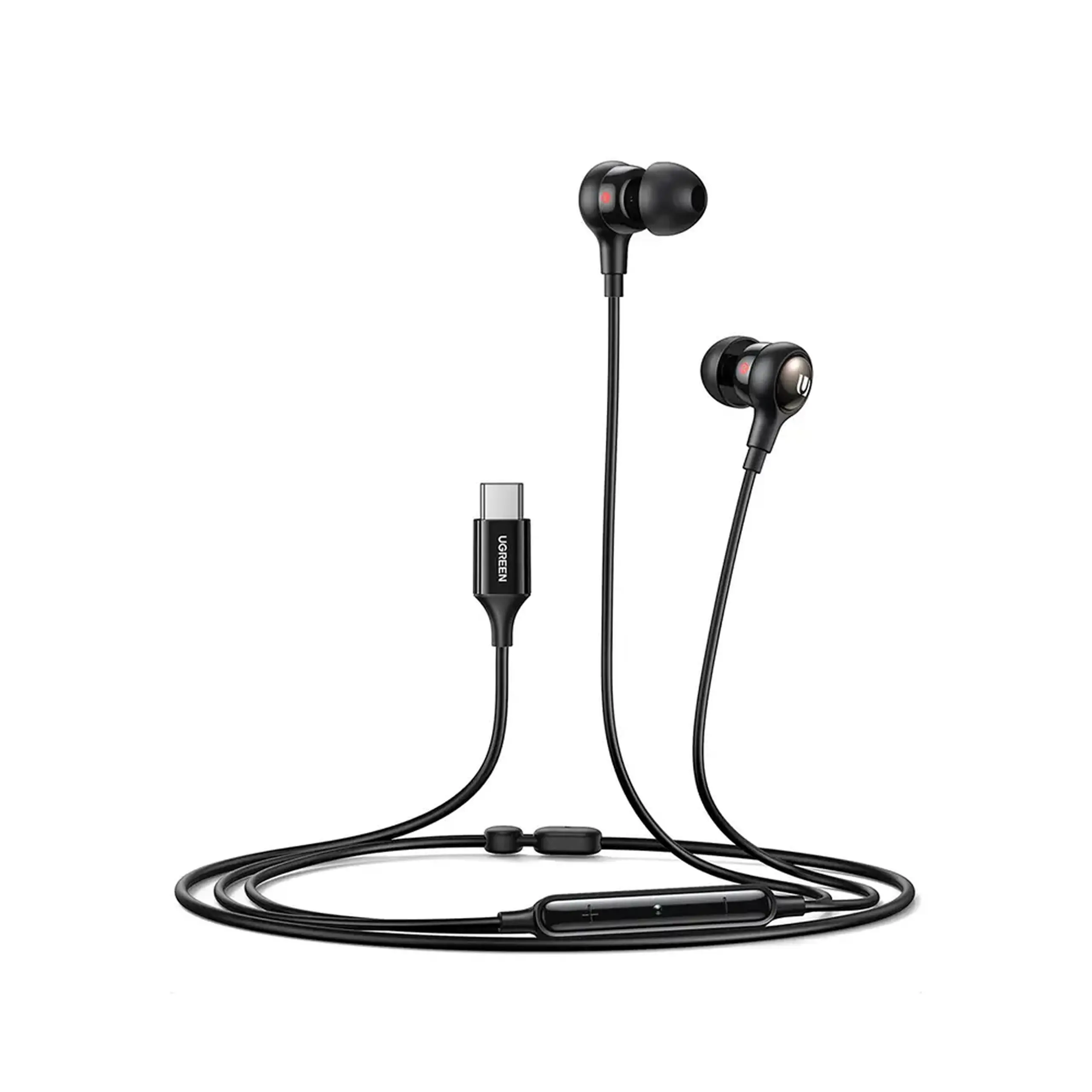 UGREEN Wired Earphones Type-C In-Ear | EP103, Black