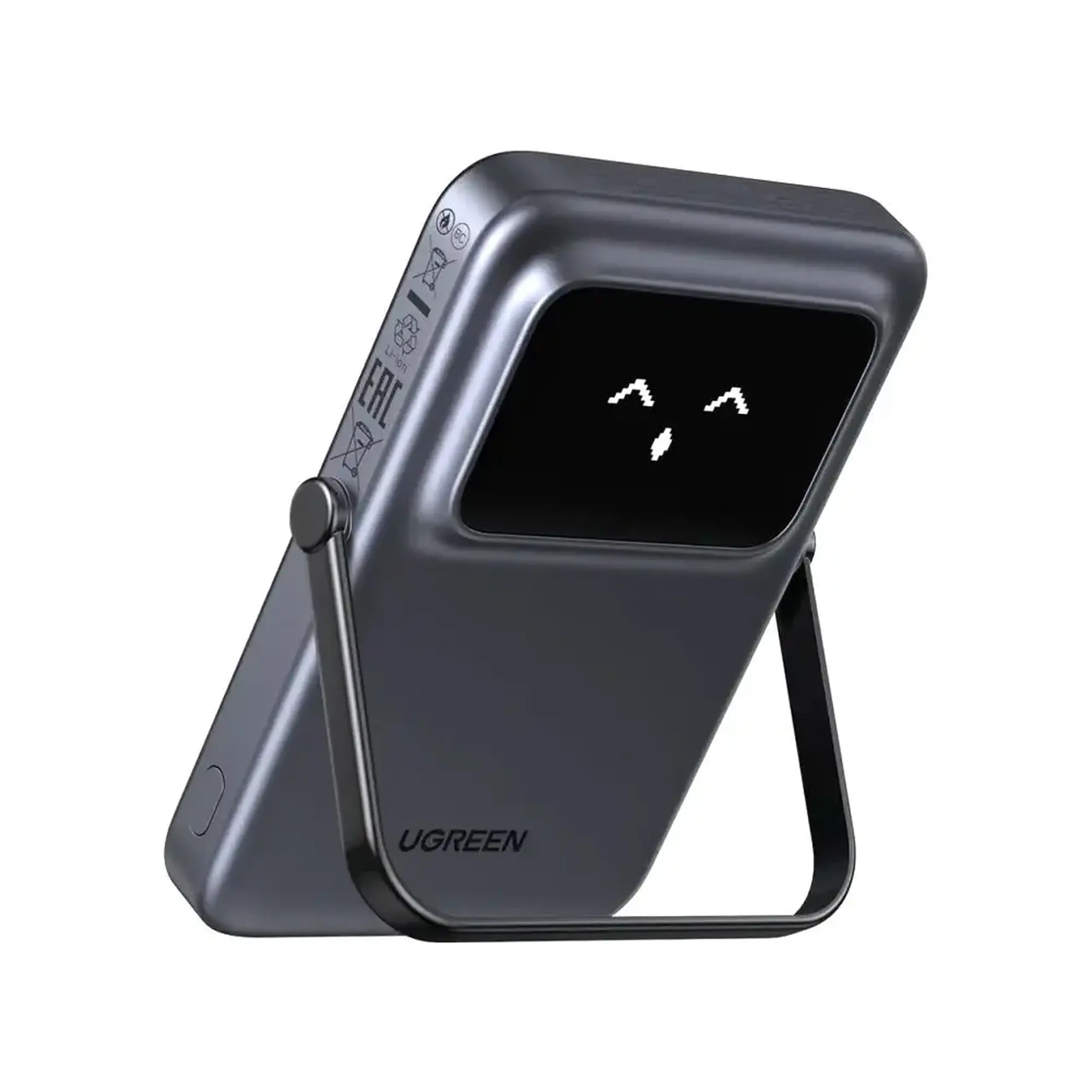 UGREEN Power Bank Uno Series Magnetic Wireless with Kickstand 5000mAh, 7.5/20W, Space Gray