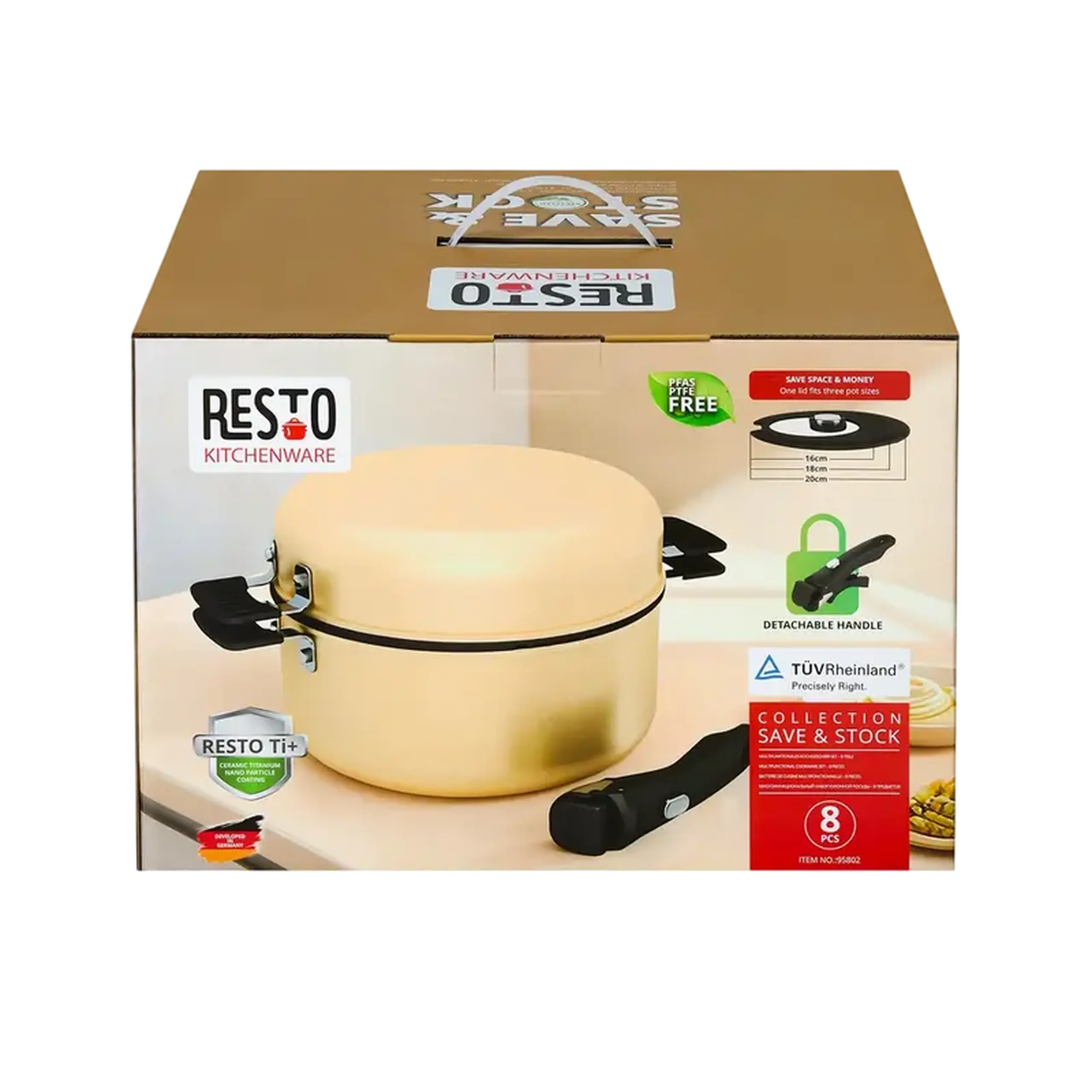 Set de vase RESTO 95802, Bej