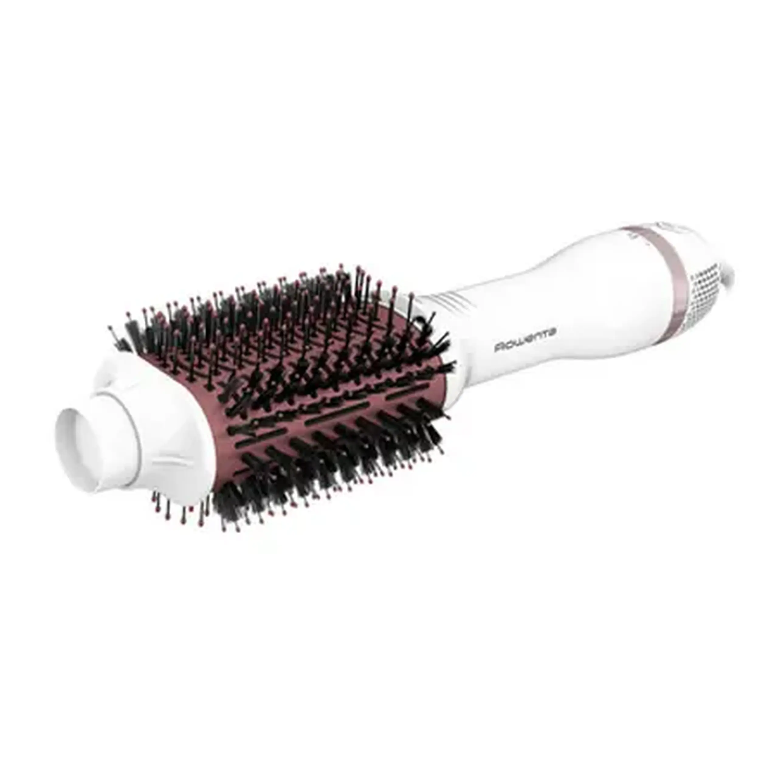 Uscător de păr-perie Rowenta Volumizer Oval Brush CF6135F0, 800 W, Alb