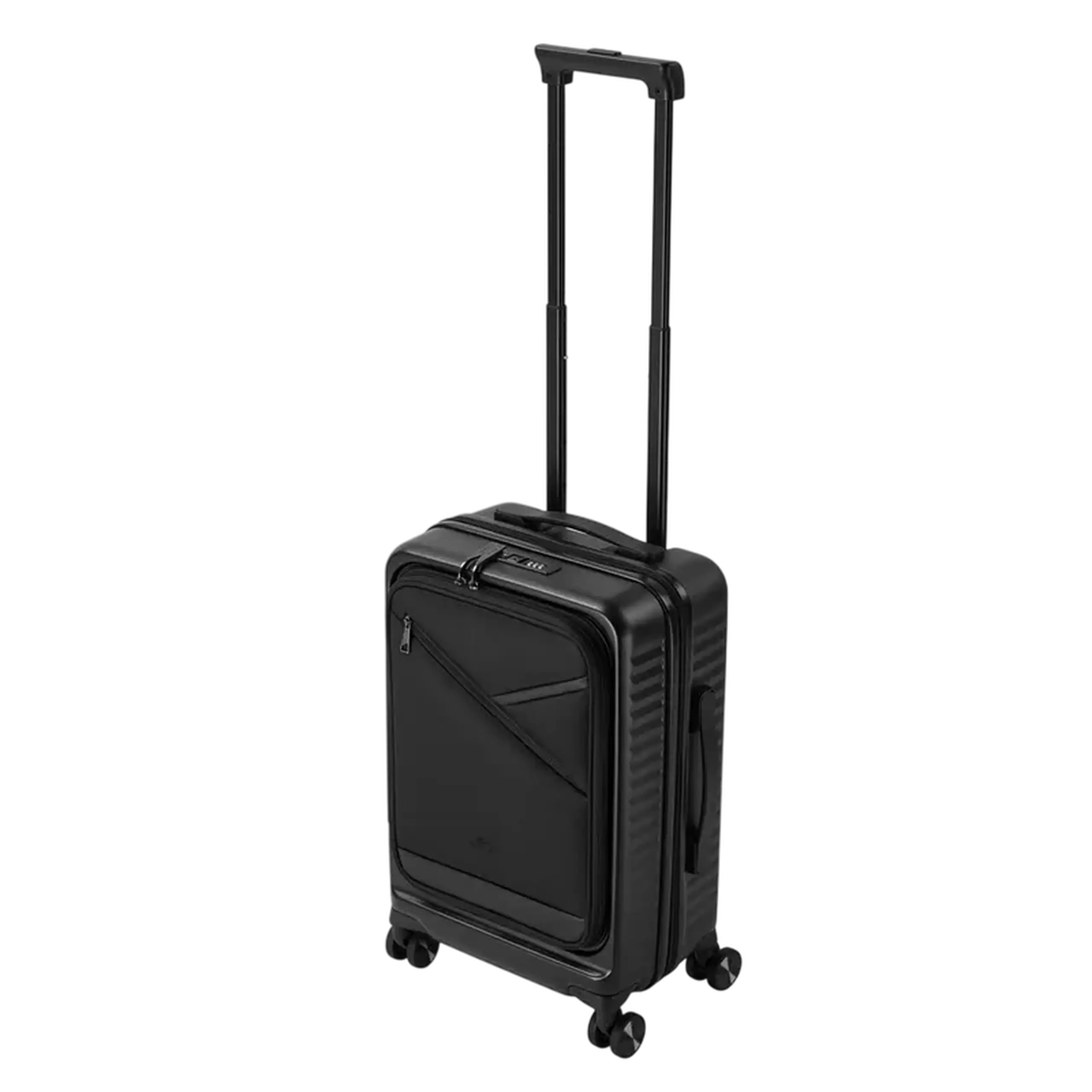Valiză pentru bagaj Rivacase Clark 8180 ECO, 34L, Negru