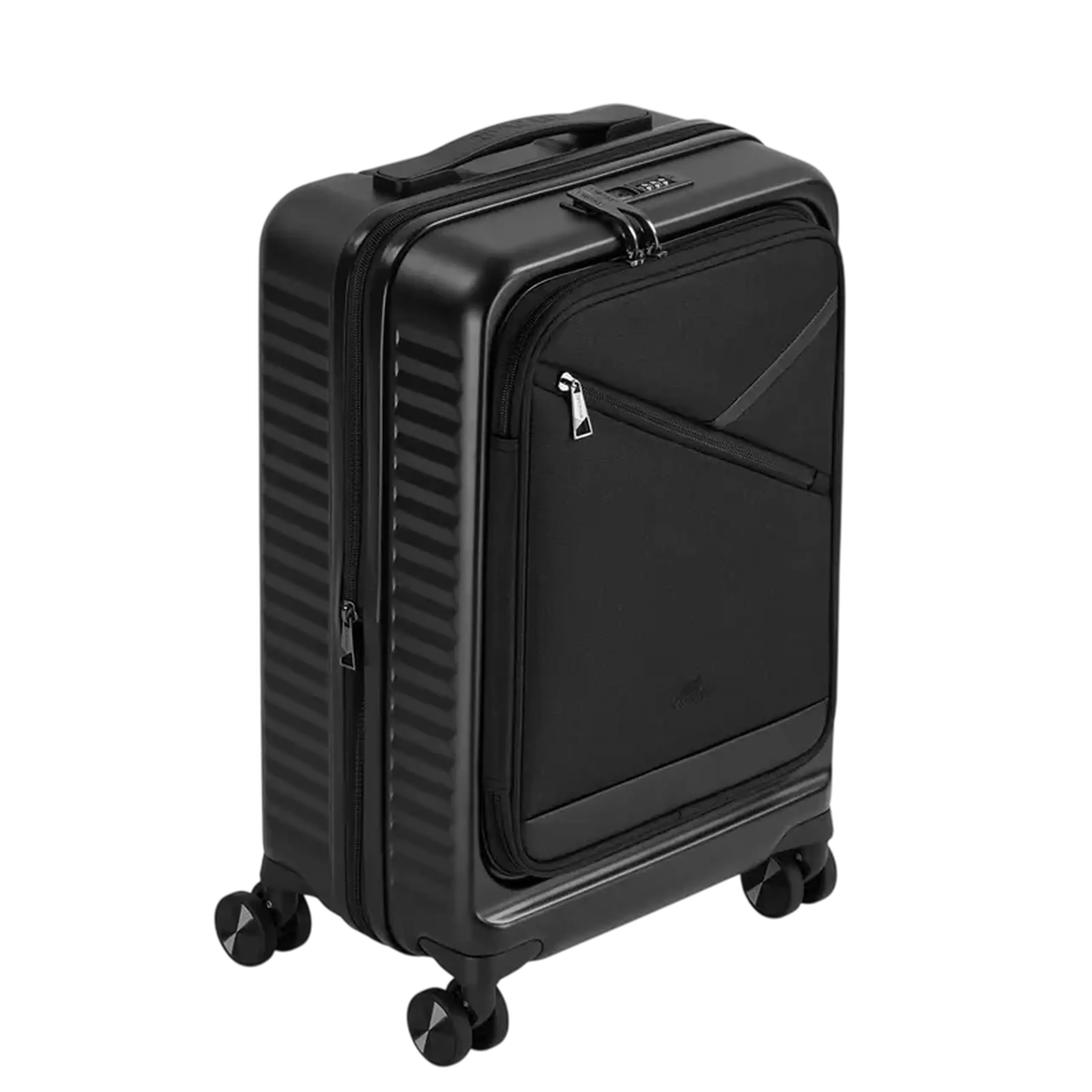 Valiză pentru bagaj Rivacase Clark 8180 ECO, 34L, Negru