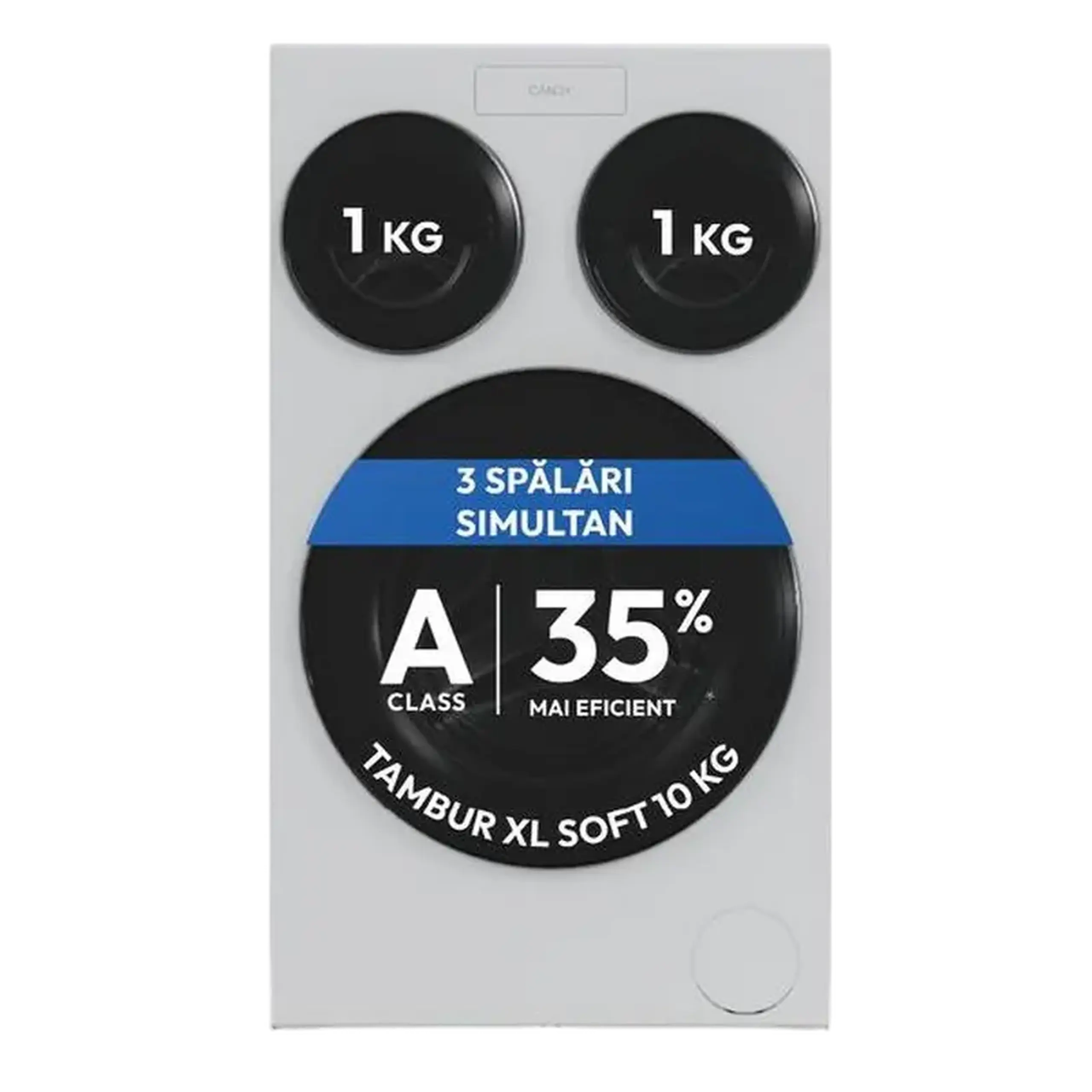 Mașină de spălat Candy MQD 410CBL9-S, 12kg, Alb