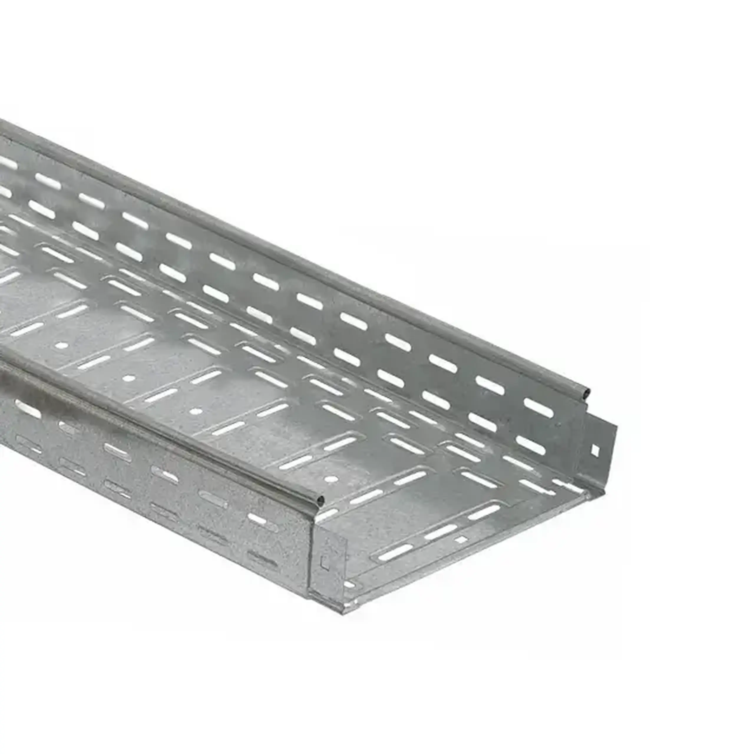 Jgheab IEK 94862 3000 x 100 x 50 mm perforat crom metal - Dimensiuni (L x W x H x Ø) 3000 x 100 x 50 mm