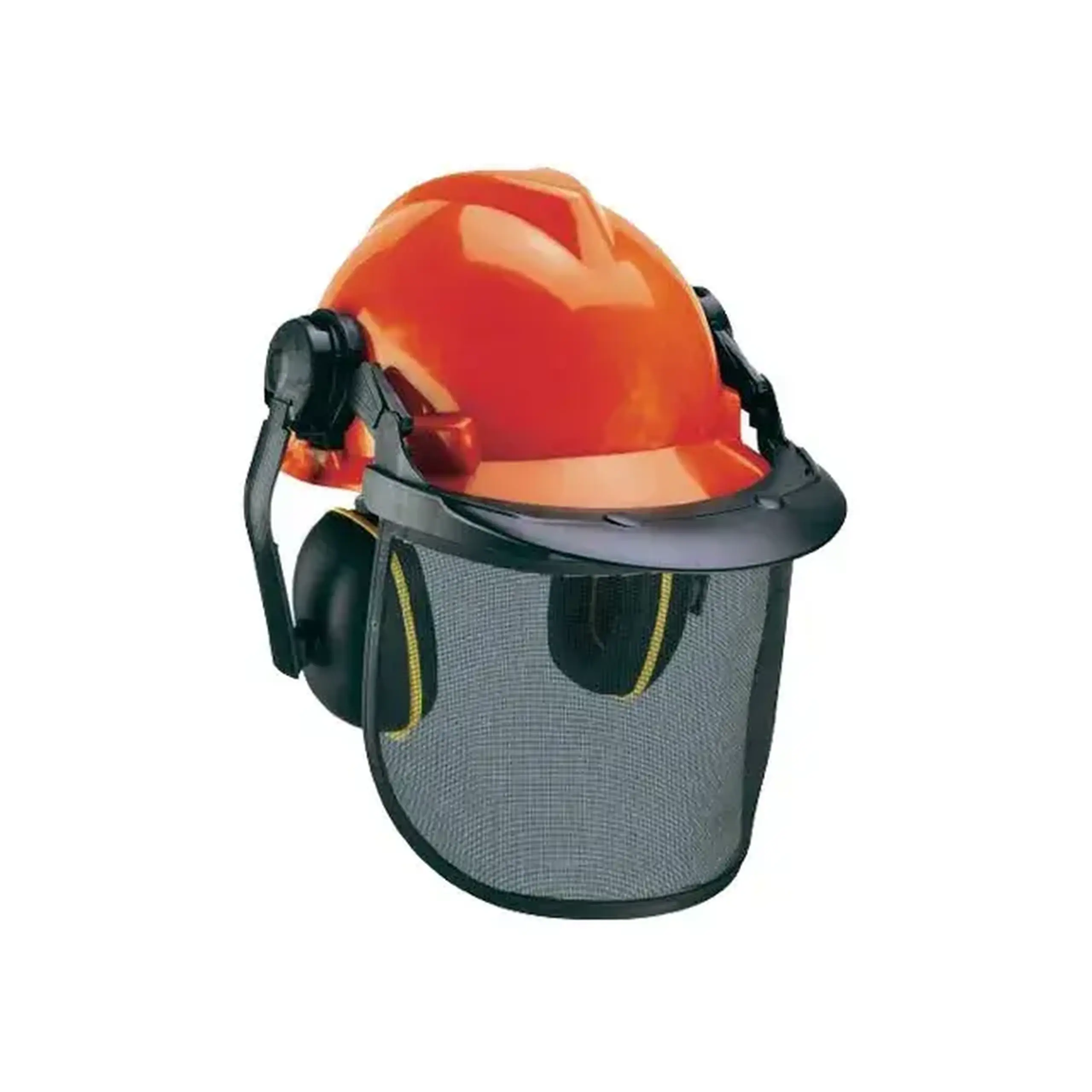 Cască de protecție + Mască 45.004.80 Roșu/Negru Einhell